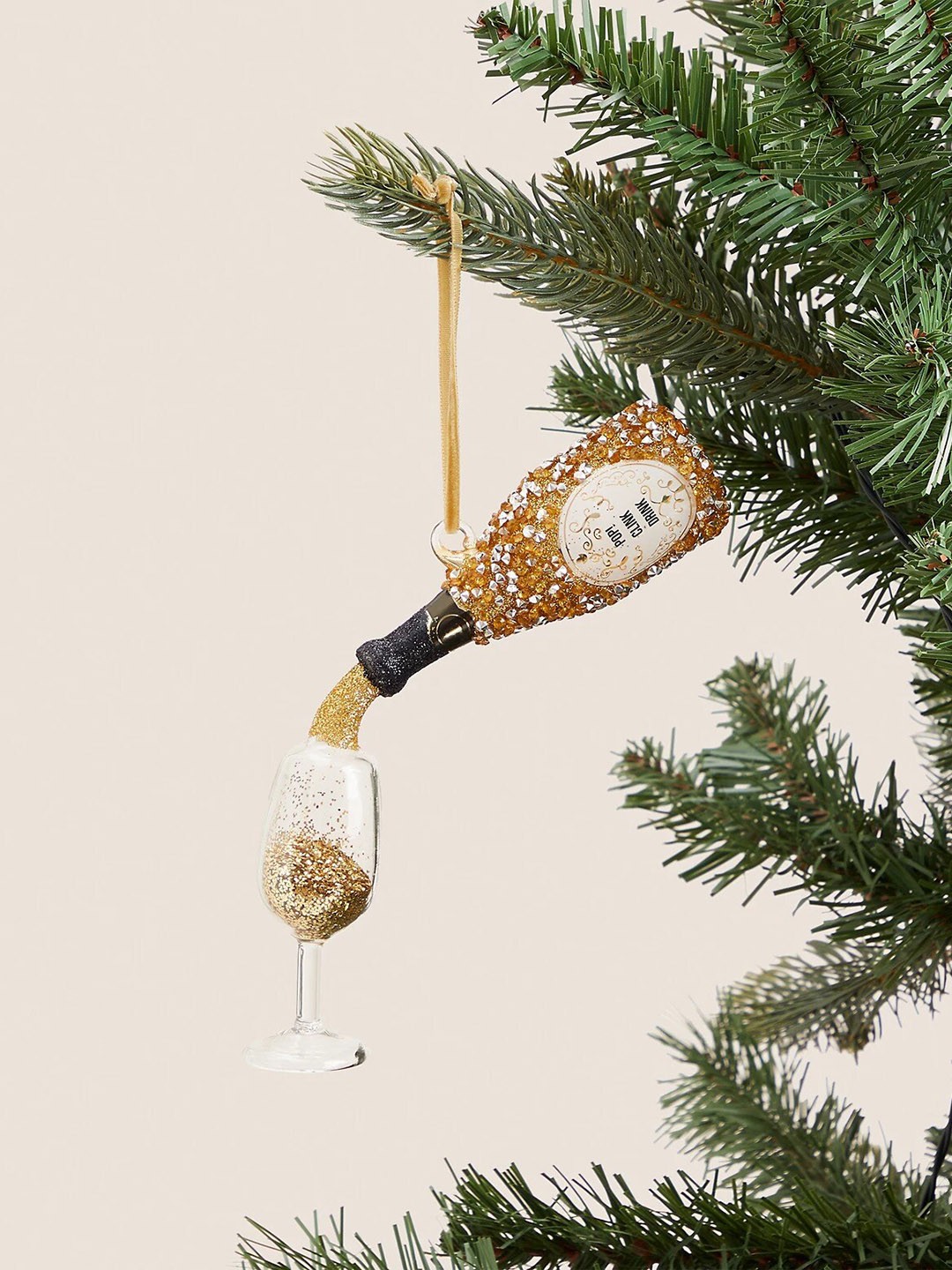 

Marks & Spencer Gold Toned & Black Hanging Celebration Decoration