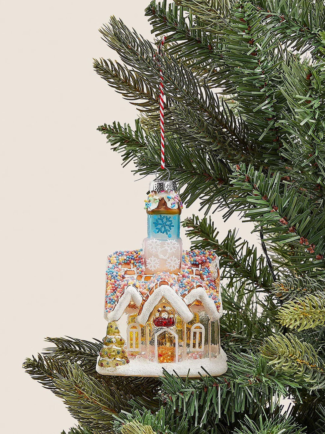 

Marks & Spencer White & Blue Christmas Hanging House Decoration
