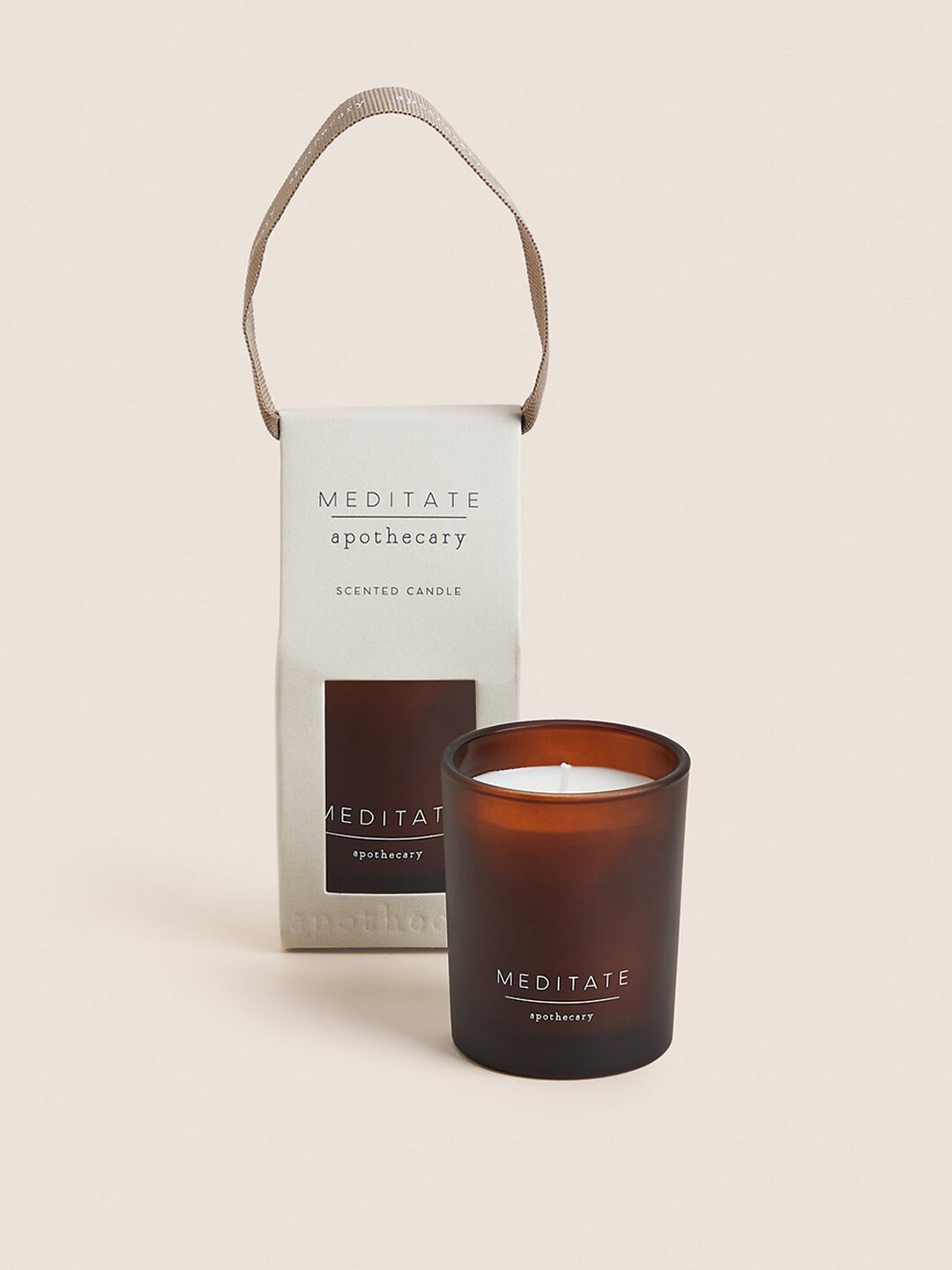 

Marks & Spencer Brown Solid Cylindrical Meditate Wax Mini Candle