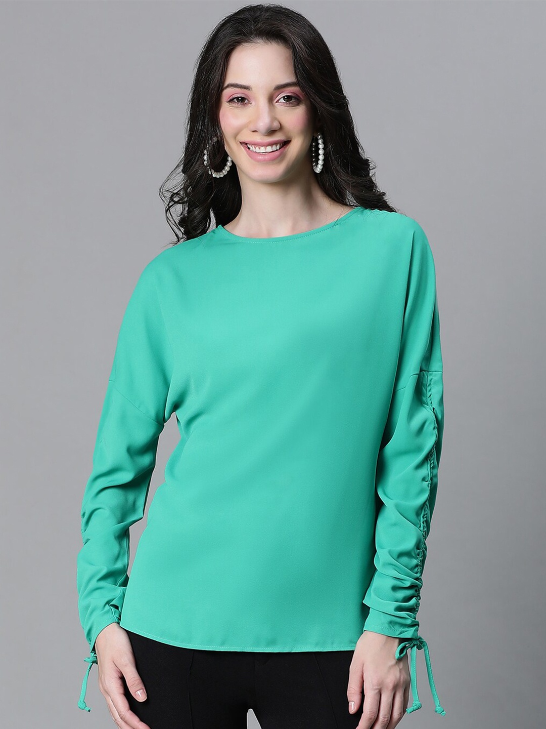 

Oxolloxo Tie-Ups Detail Top, Green