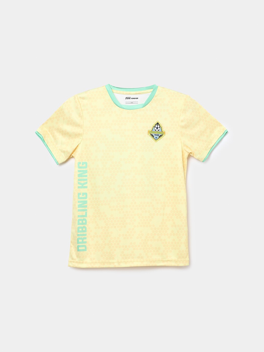 

Fame Forever by Lifestyle Boys Typography Printed T-shirt, Yellow