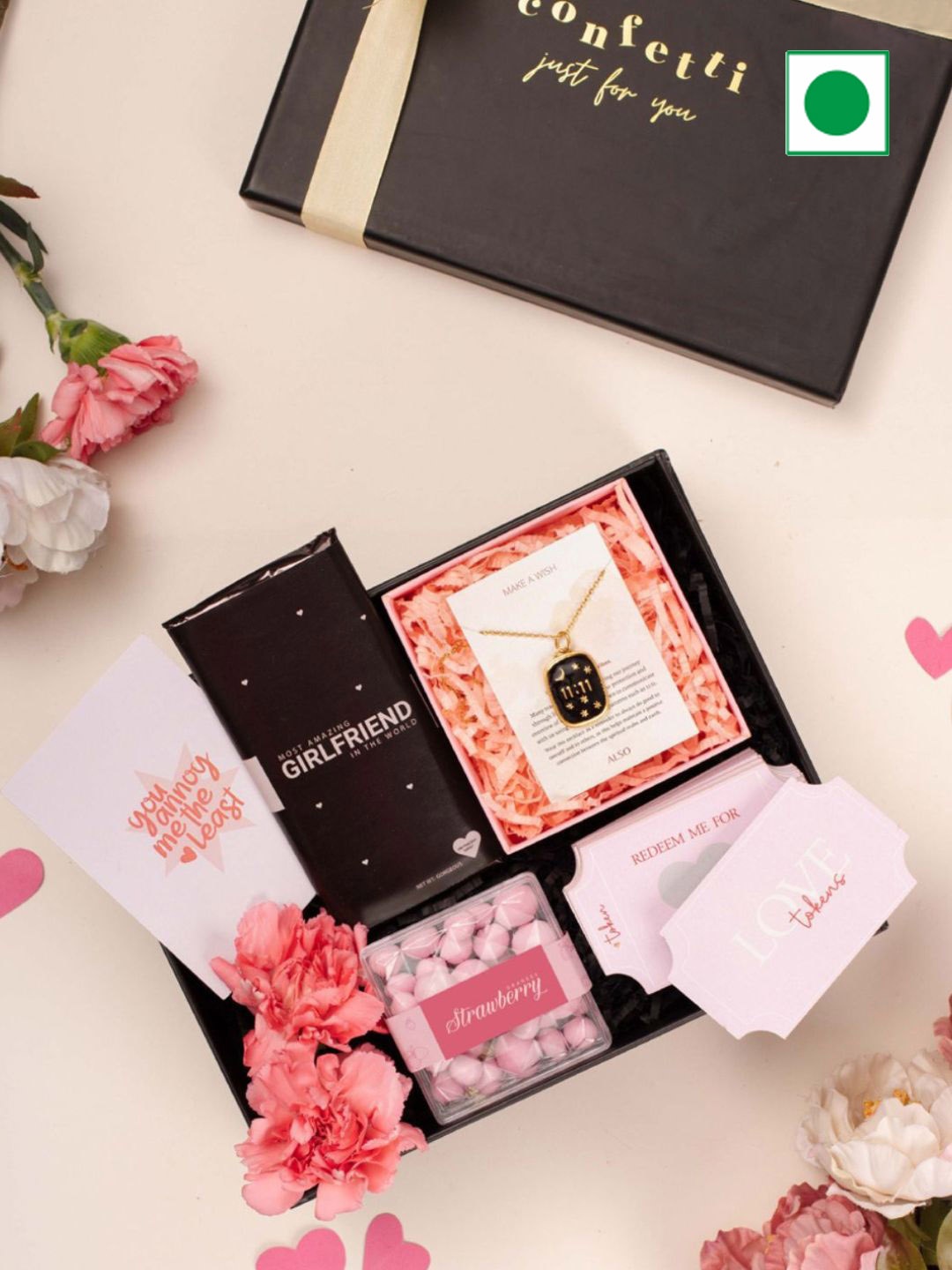 

Confetti Gifts Set Of 4 Assorted Gift Hamper Set, Pink
