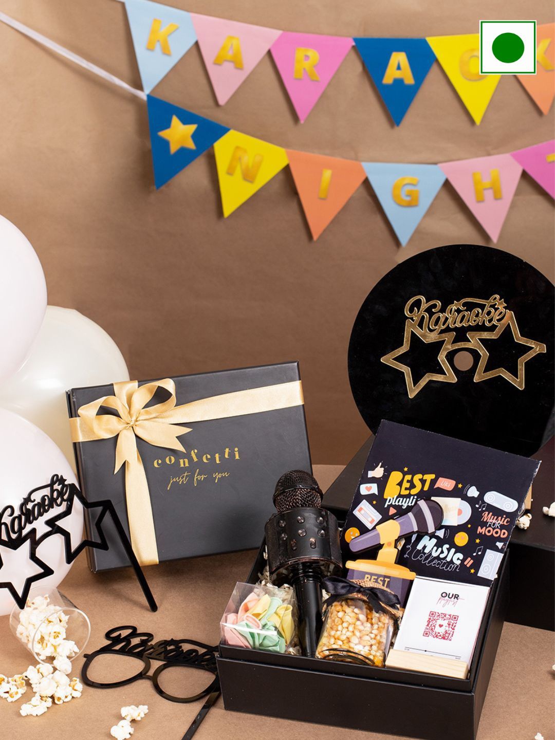

Confetti Gifts Set of 7 Items Assorted Gift Hamper, Multi
