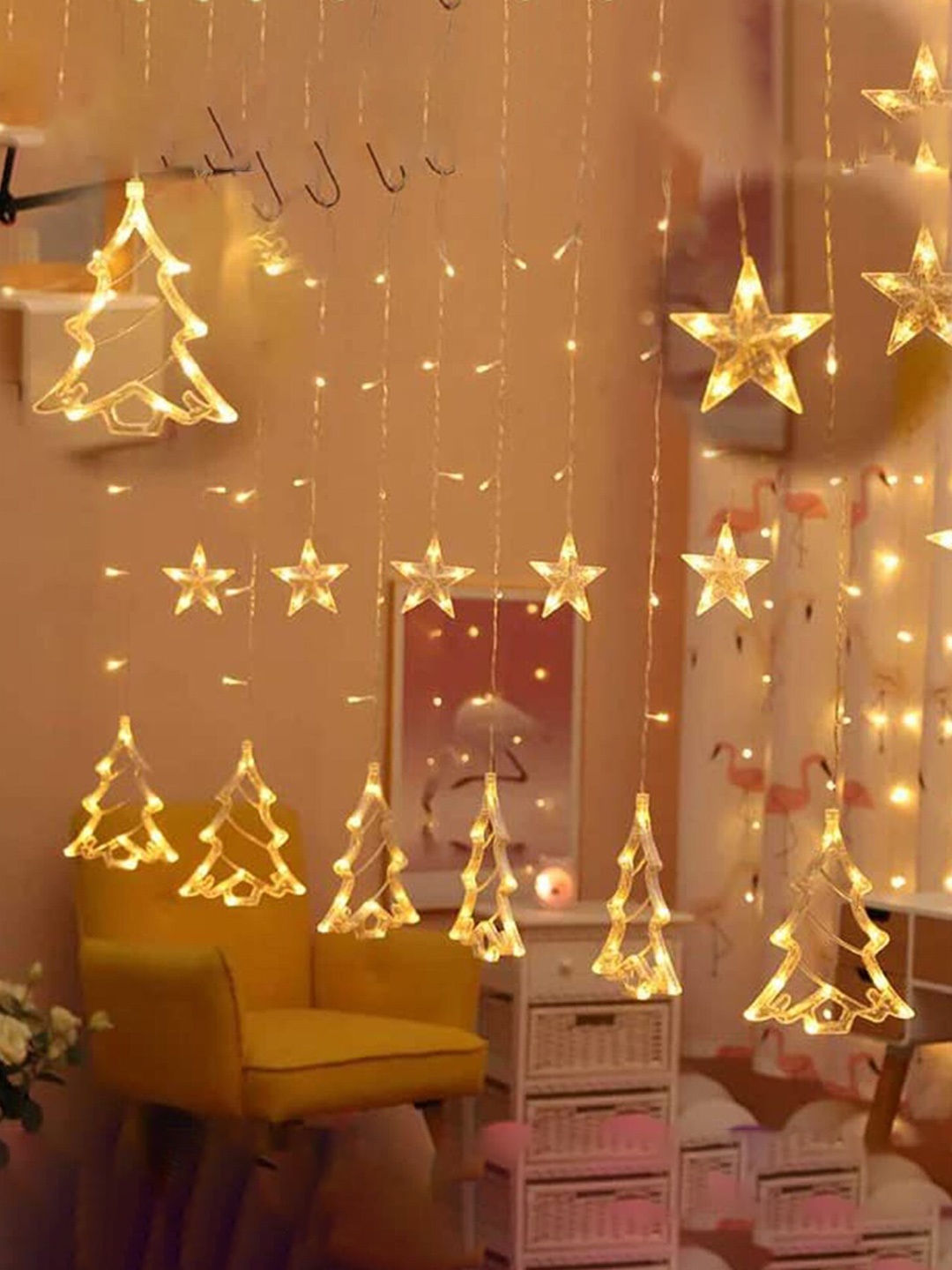 

The Purple Tree Decorative String Lights, White