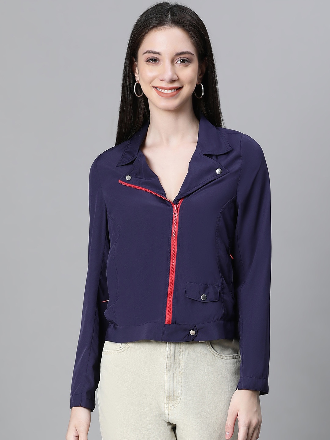 

Oxolloxo Lightweight Tailored Jacket, Navy blue