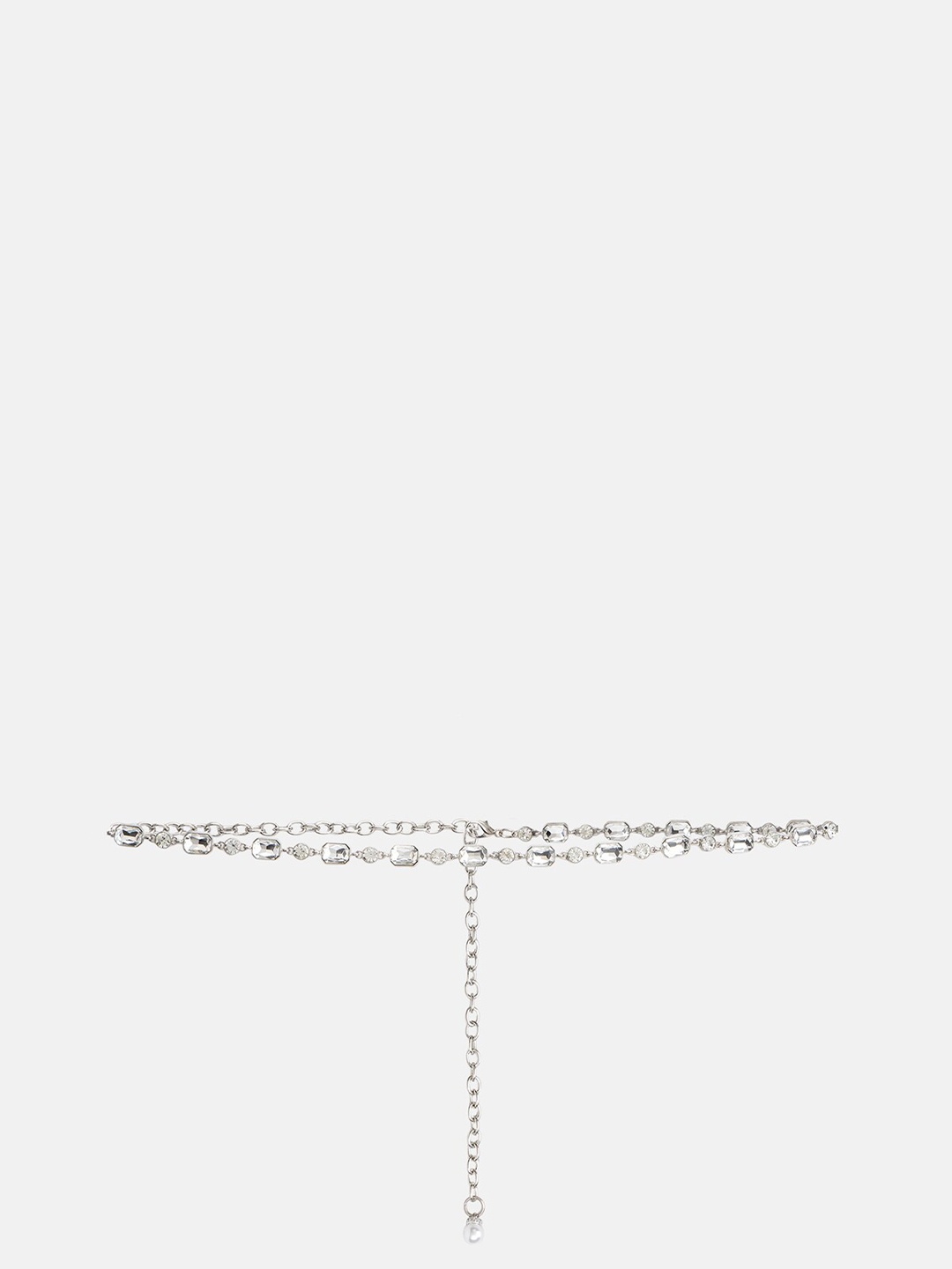 

Kazo Women Silver-Toned PU Belt