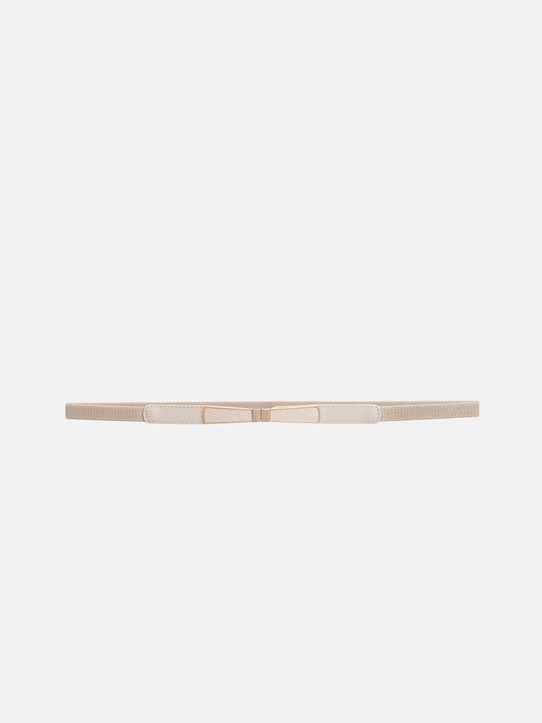 

Kazo Women Elastic Thin Belt, Beige