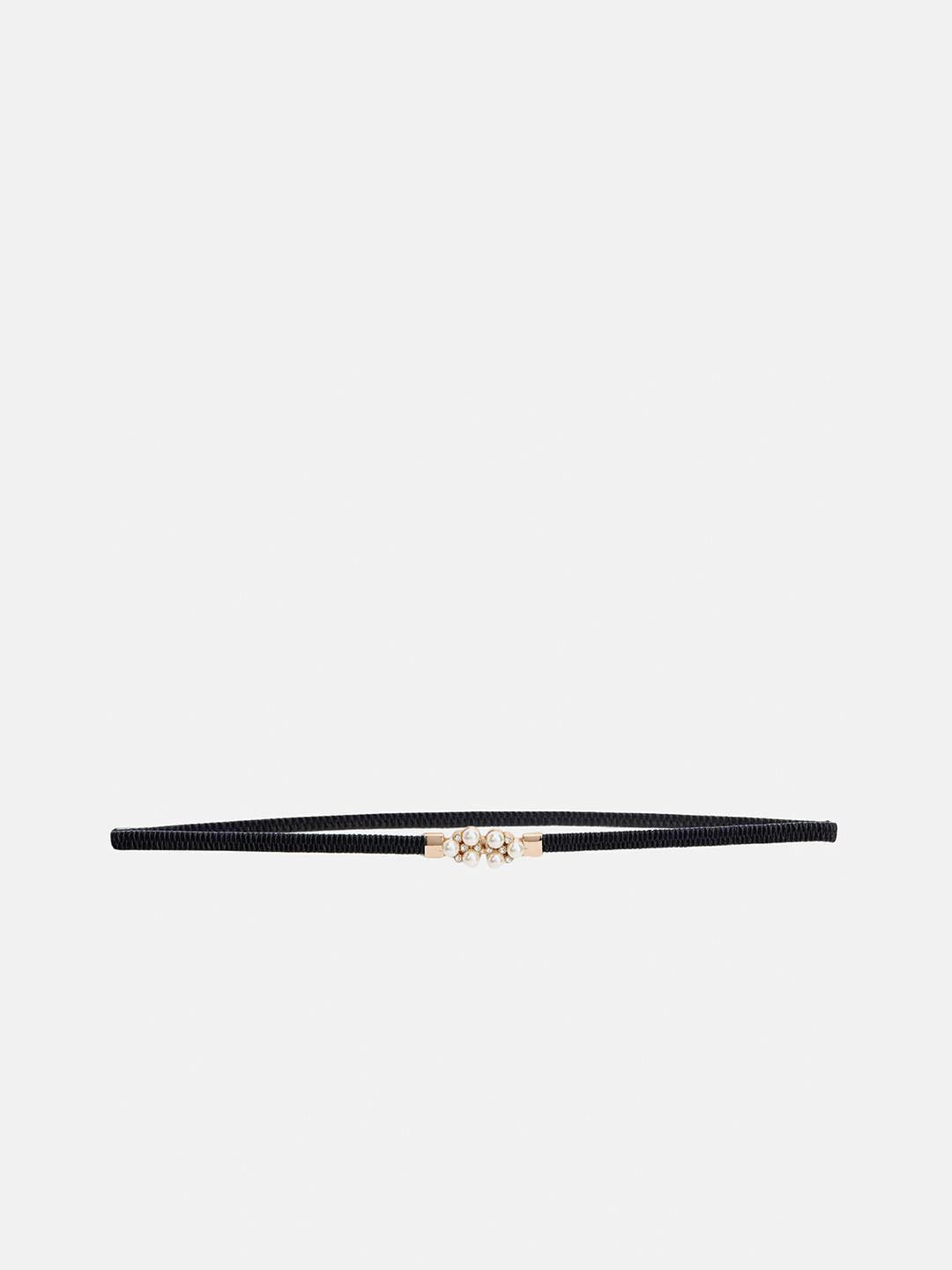 

Kazo Women Embellished Slim Casual Belt, Black