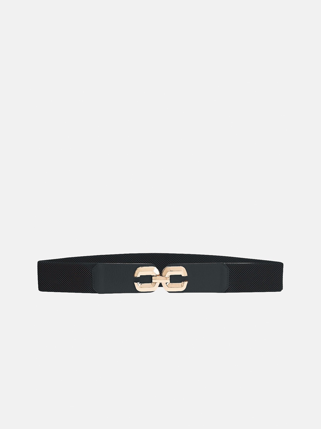 

Kazo Women Textured Buckle Belt, Black