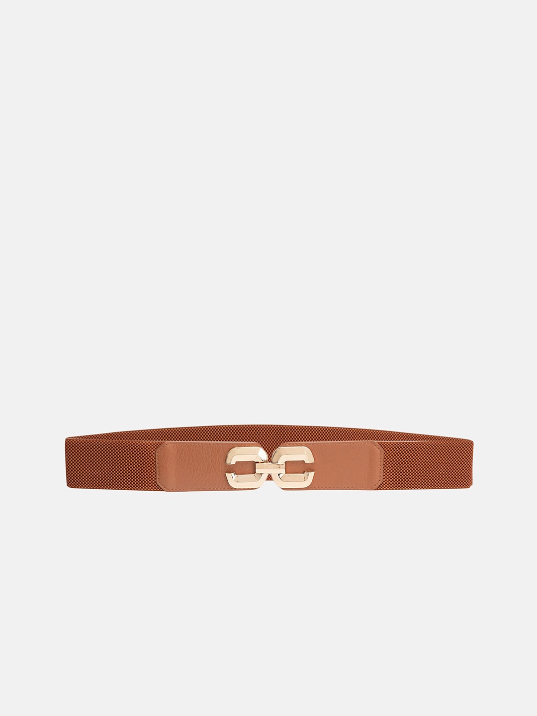 

Kazo Statement Buckle Belt, Tan