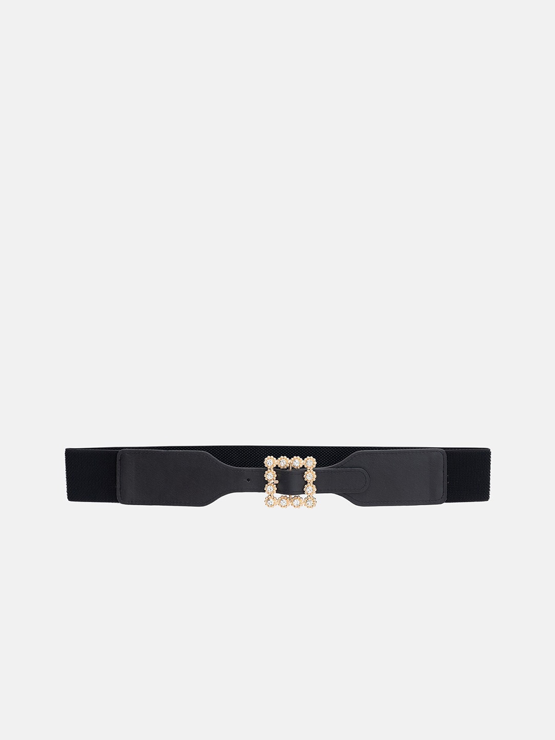 

Kazo Embellished Buckle Belt, Black