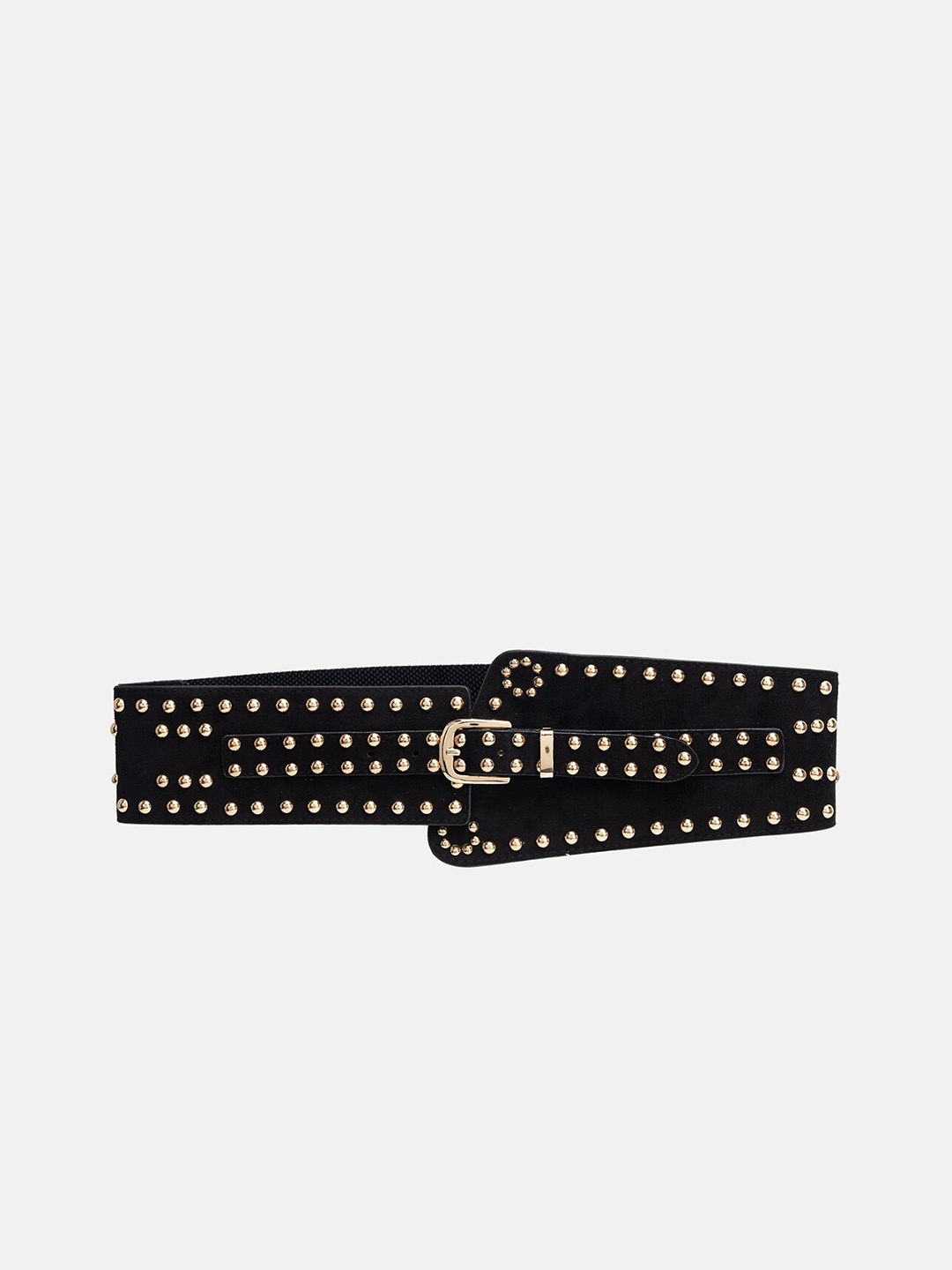 

Kazo Embellished Studded Design Belt, Black