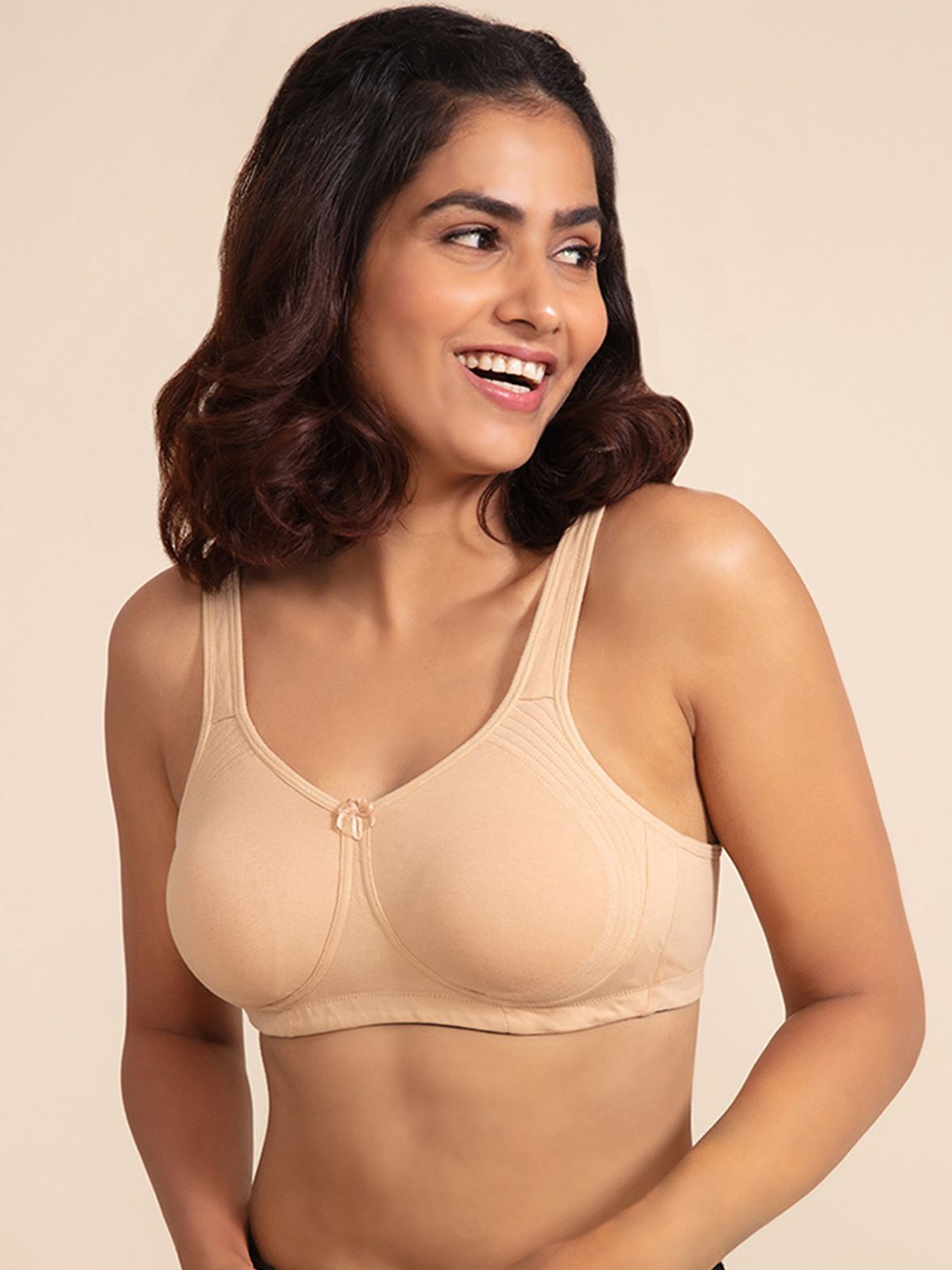 Nykd By Nykaa Encircled with love Cotton Shape & Support Non Padded Non Wired NYB169, Nude