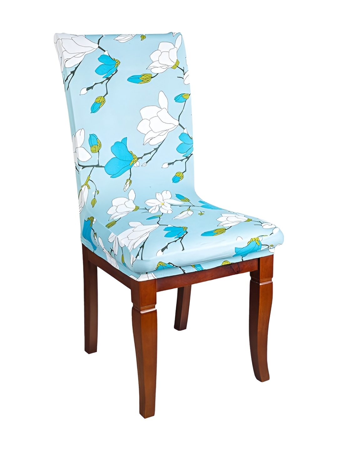 

TONY STARK Blue & White Printed Comfortable Chair Cover