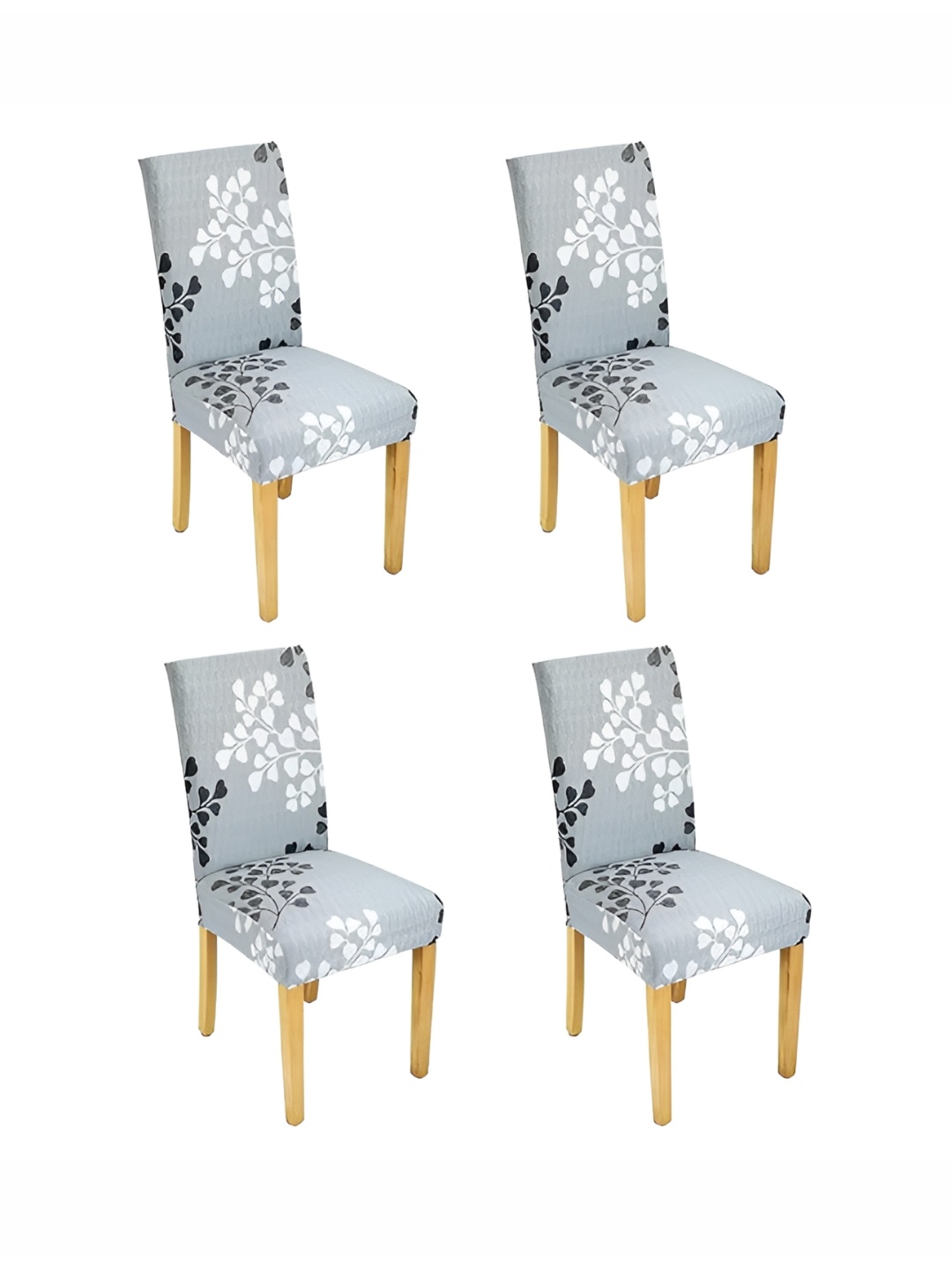

TONY STARK Grey & White Printed Chair Cover
