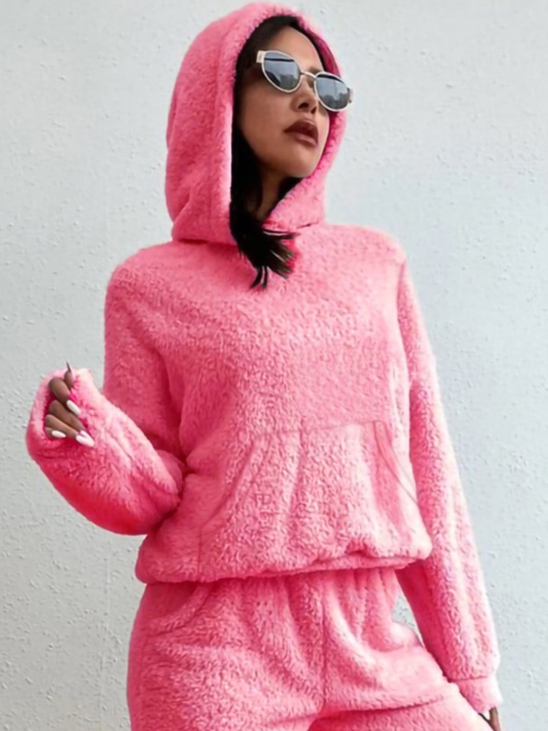 

The Dry State Pink Hooded Pullover Sweatshirt
