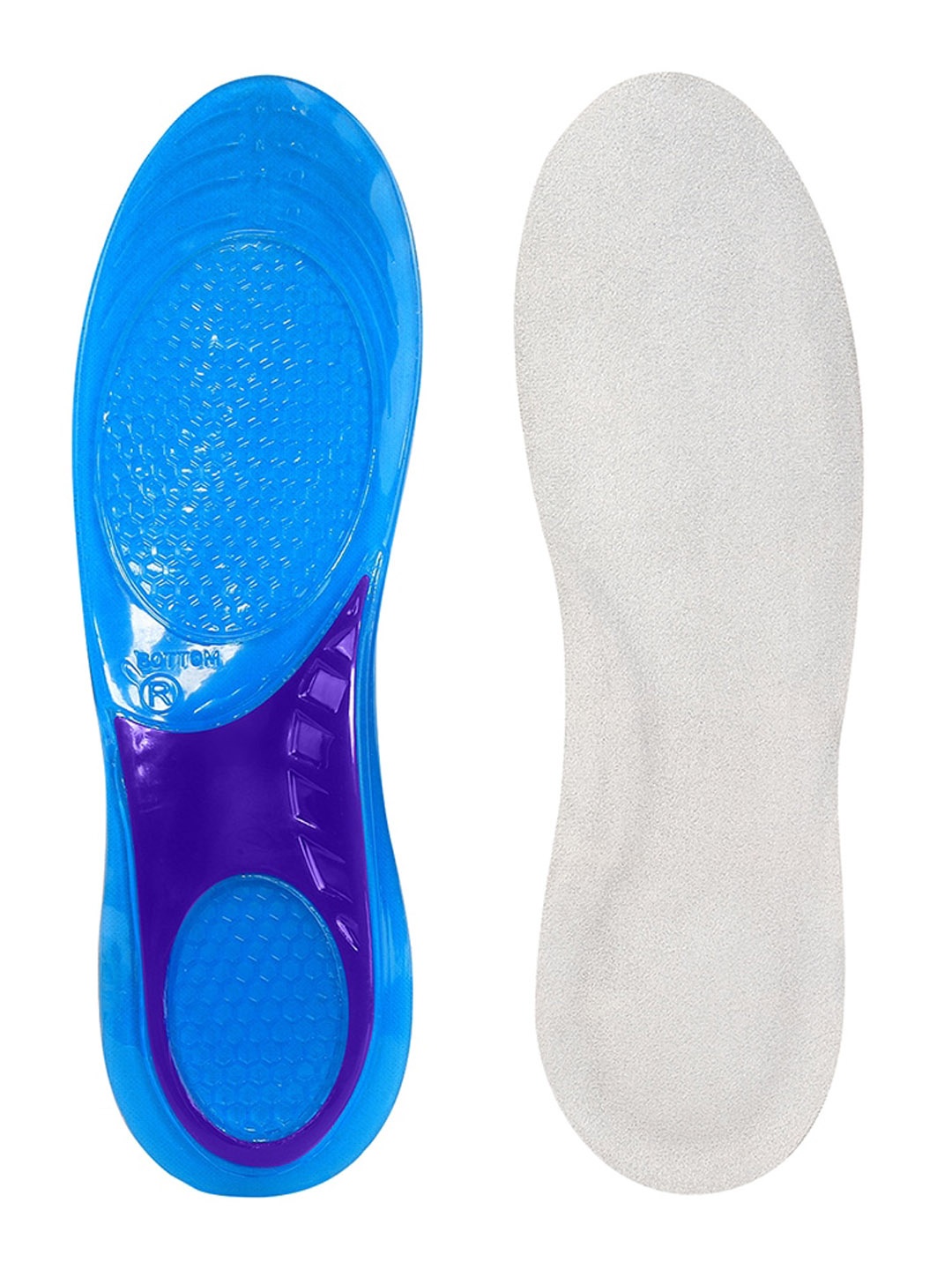 

Dr Foot Unisex Energizing Comfort With Massaging Gel Shoe Insoles, Blue