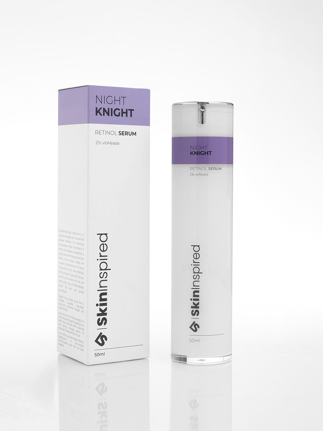 

SkinInspired Night Knight 2% VitAlease Retinol Serum - 50ml, Transparent