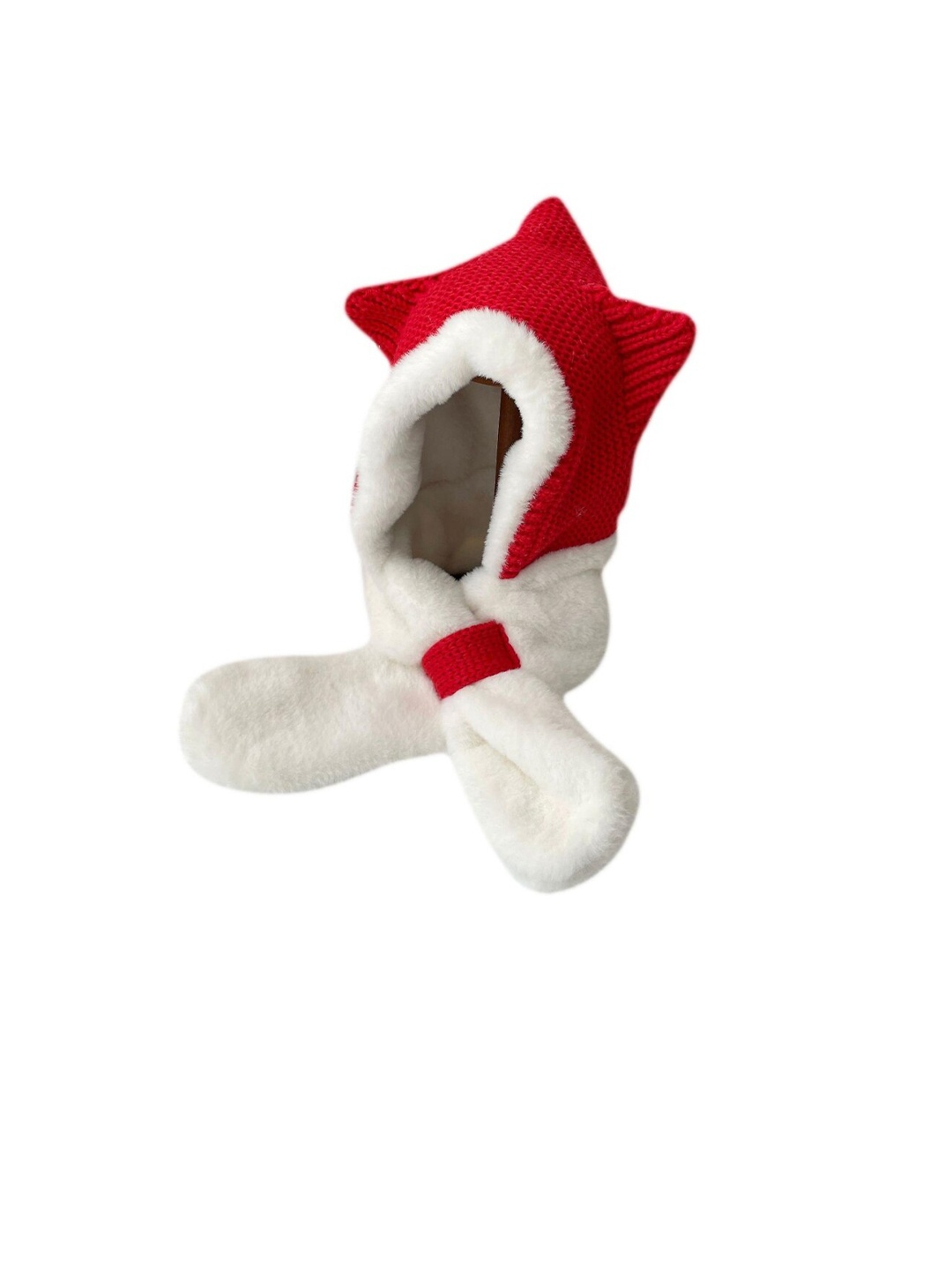 

EL REGALO Kids Self Design Beanie - 4-8 years, Red