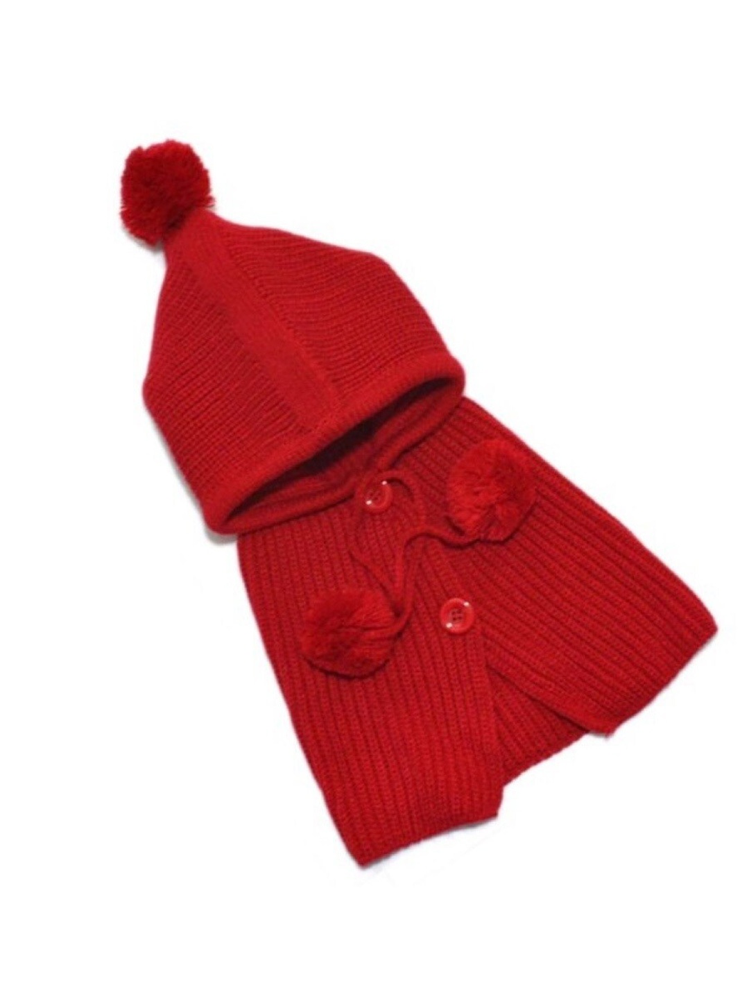 

EL REGALO Kids Self Design Balaclava, Red