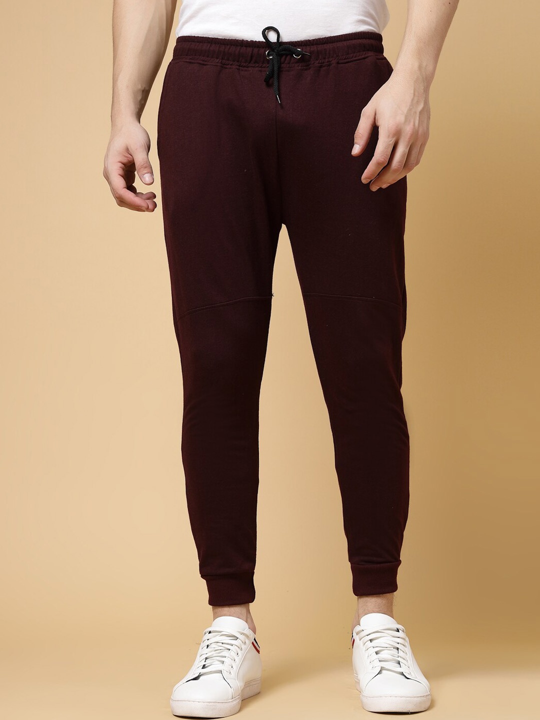 

Rigo Men Regualr Fit Joggers, Maroon