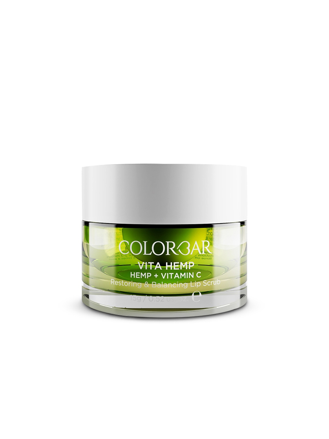 

Colorbar Vita Hemp Vitamin C + Hemp Restoring & Balancing Lip Scrub - 15 g, Green