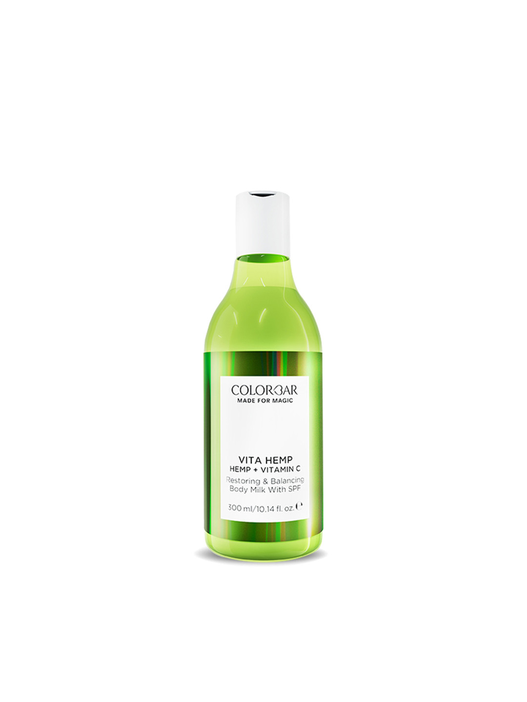 

Colorbar Vita Hemp Restoring & Balancing Body Milk With SPF - 300 ml, Green