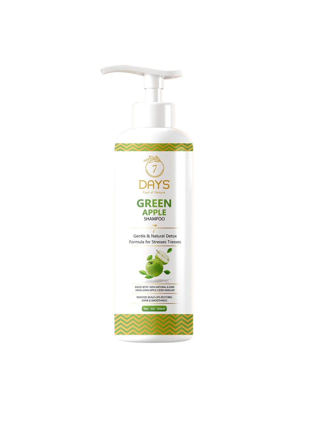

7 DAYS Green Apple Shampoo For Dandruff - 100ml, White