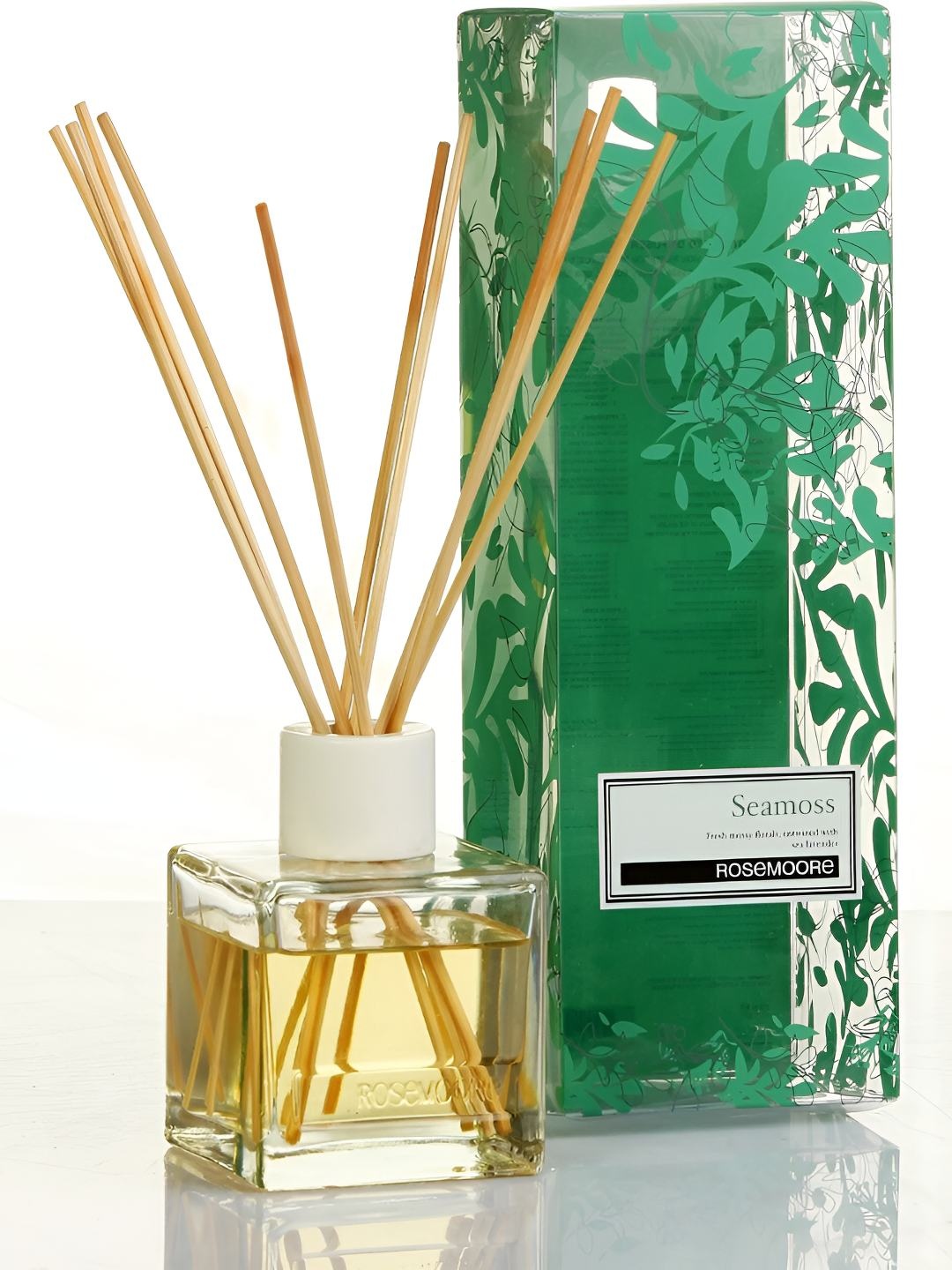 

ROSEMOORe Seamoss Aroma Oil Reed Diffuser - 200 ml, Green