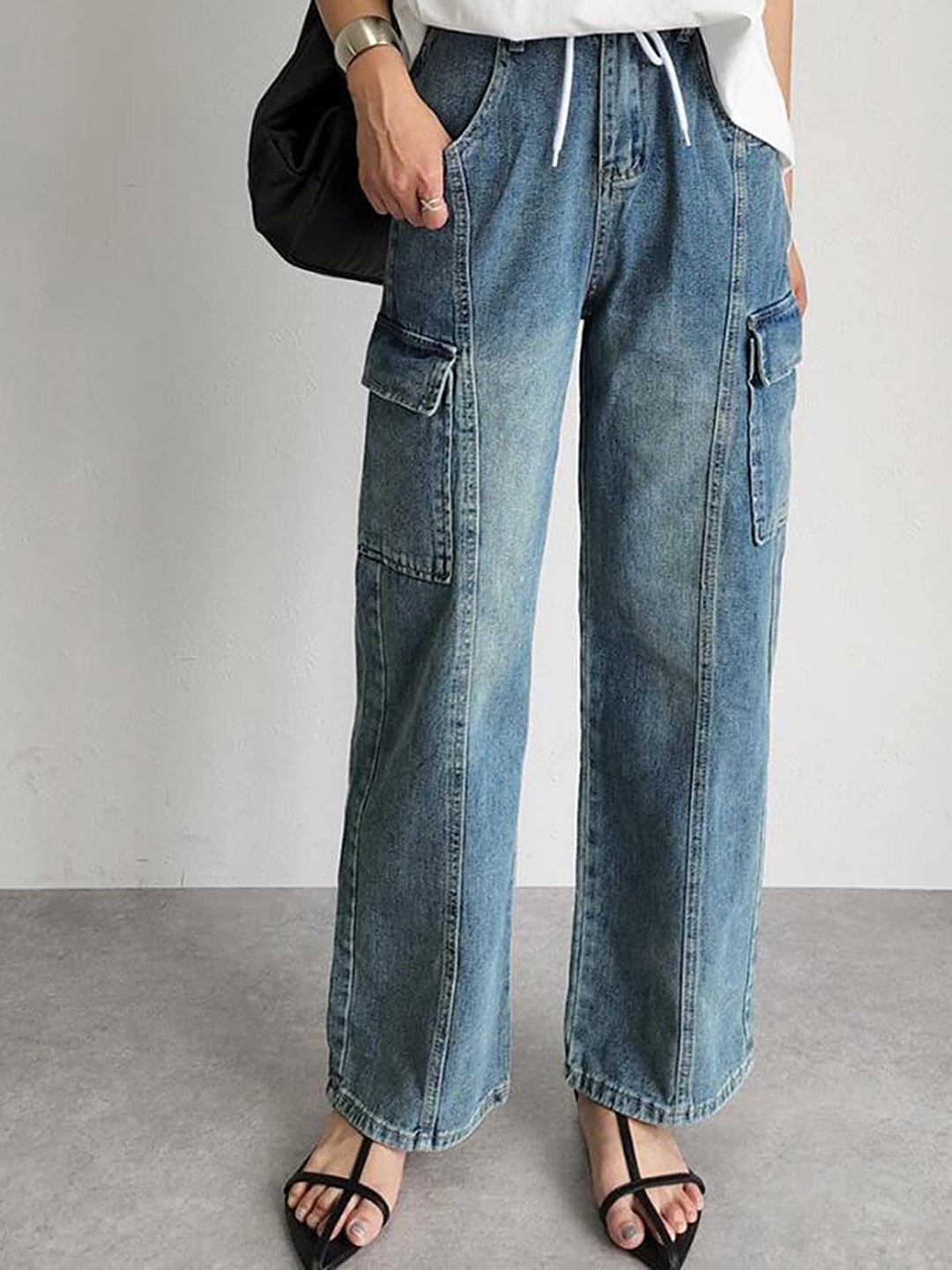 

LULU & SKY Women High-Rise Clean Look Stretchable Jeans, Blue