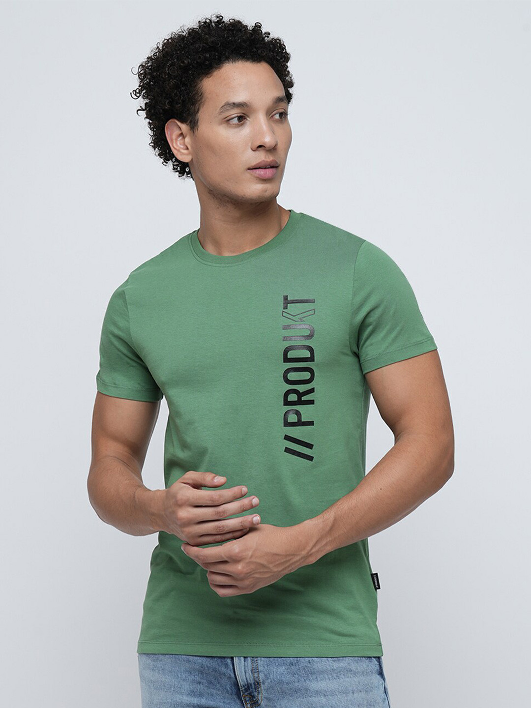 

Jack & Jones Typography Printed Cottpn T-shirt, Green