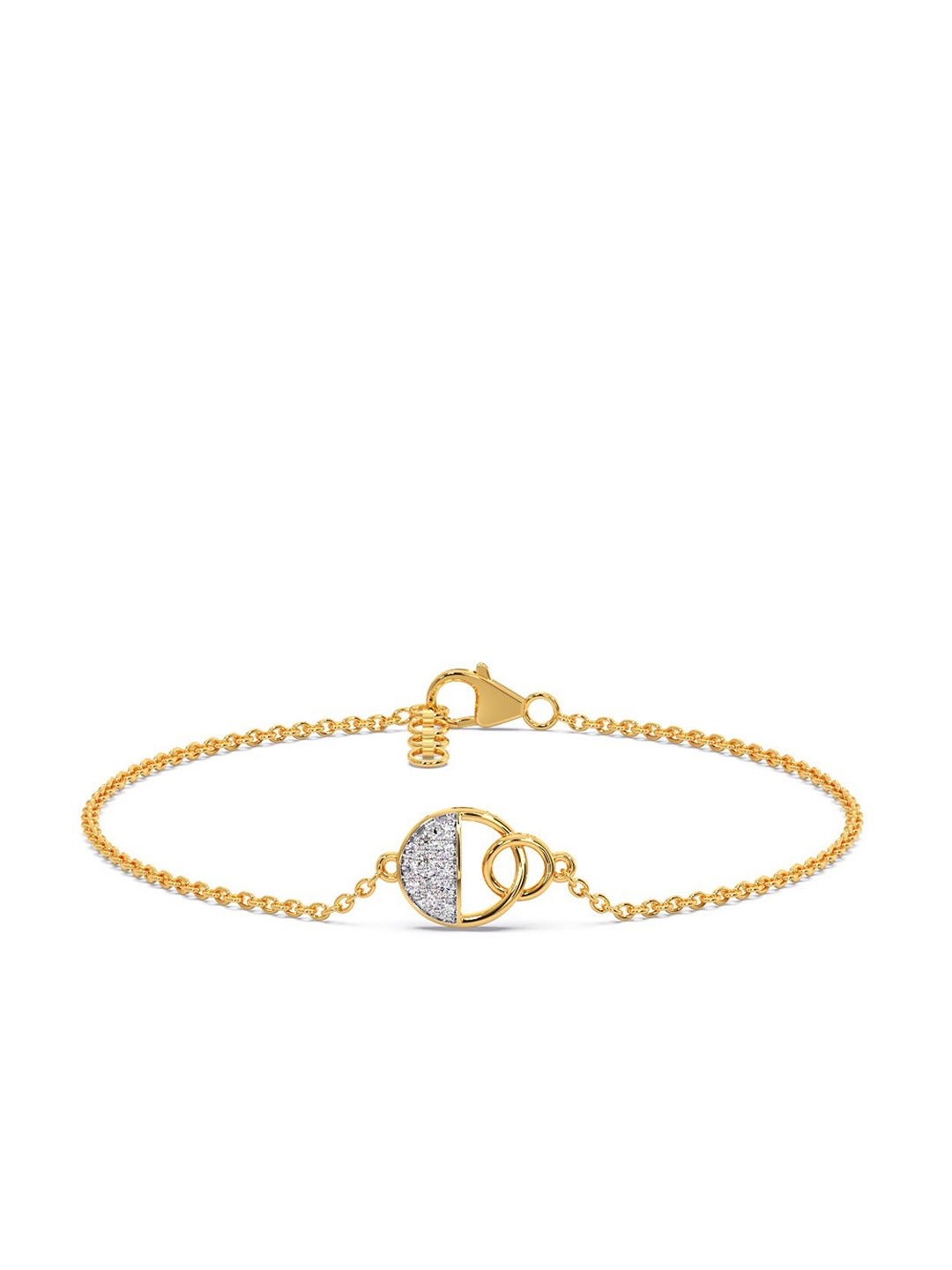 

CANDERE A KALYAN JEWELLERS COMPANY 18KT Gold Diamond Studded Bracelet - 2.25 g
