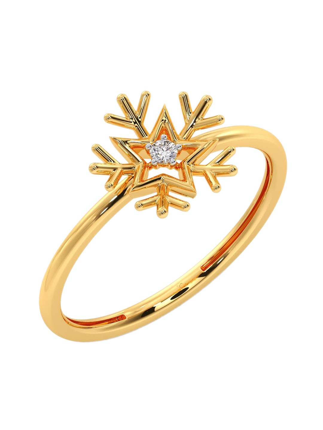 

CANDERE A KALYAN JEWELLERS COMPANY 18KT Gold Diamond Ring - 1.2 g