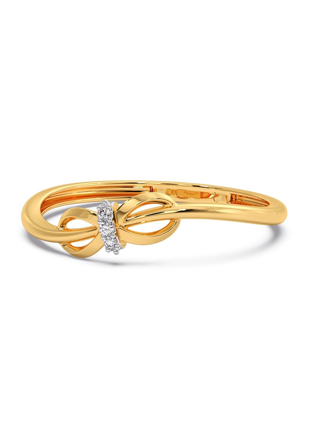 

CANDERE A KALYAN JEWELLERS COMPANY 18KT Gold Diamond Ring 1.04 g