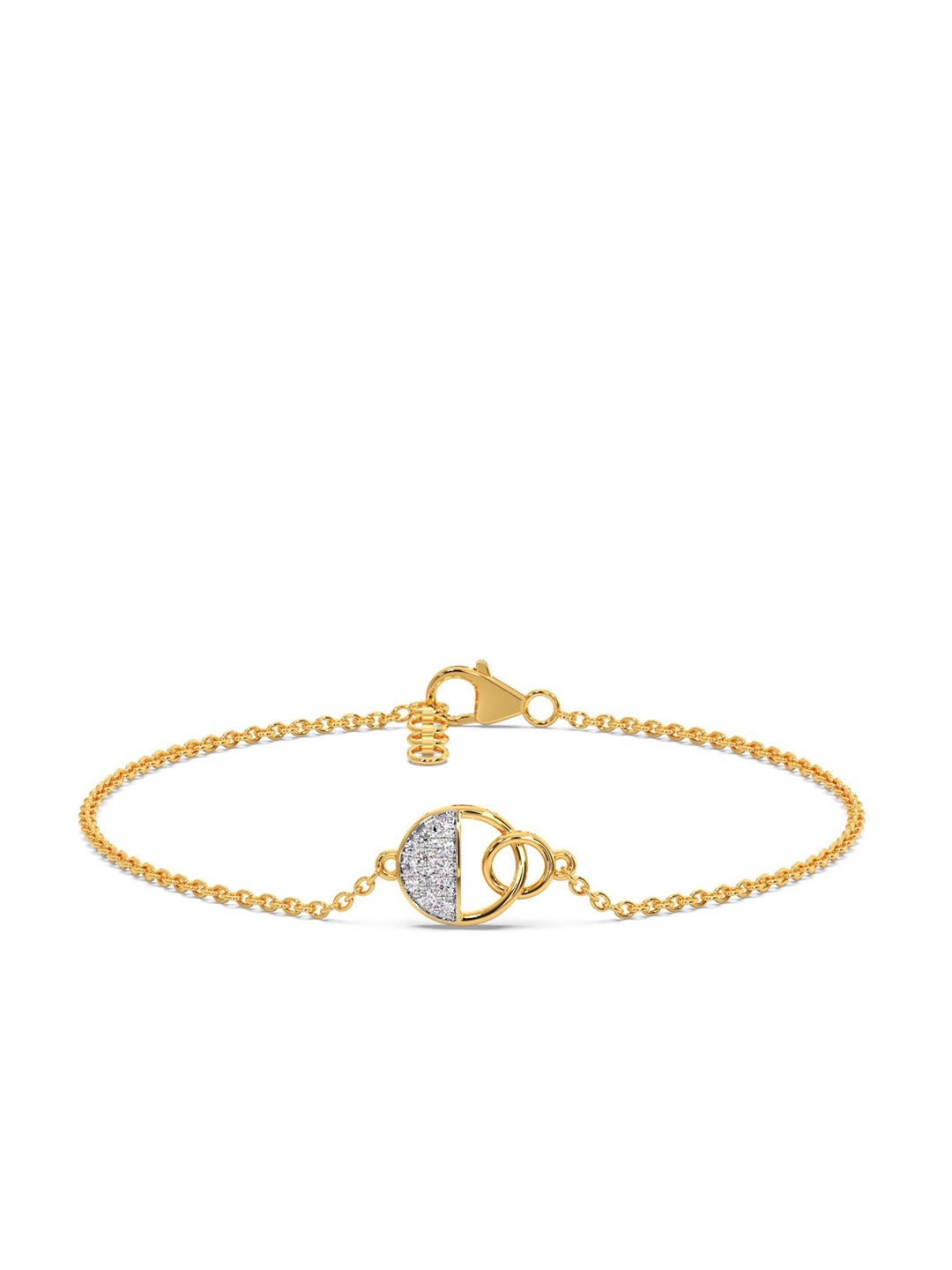 

CANDERE A KALYAN JEWELLERS COMPANY 18KT Gold Diamond Bracelet -1.66 g
