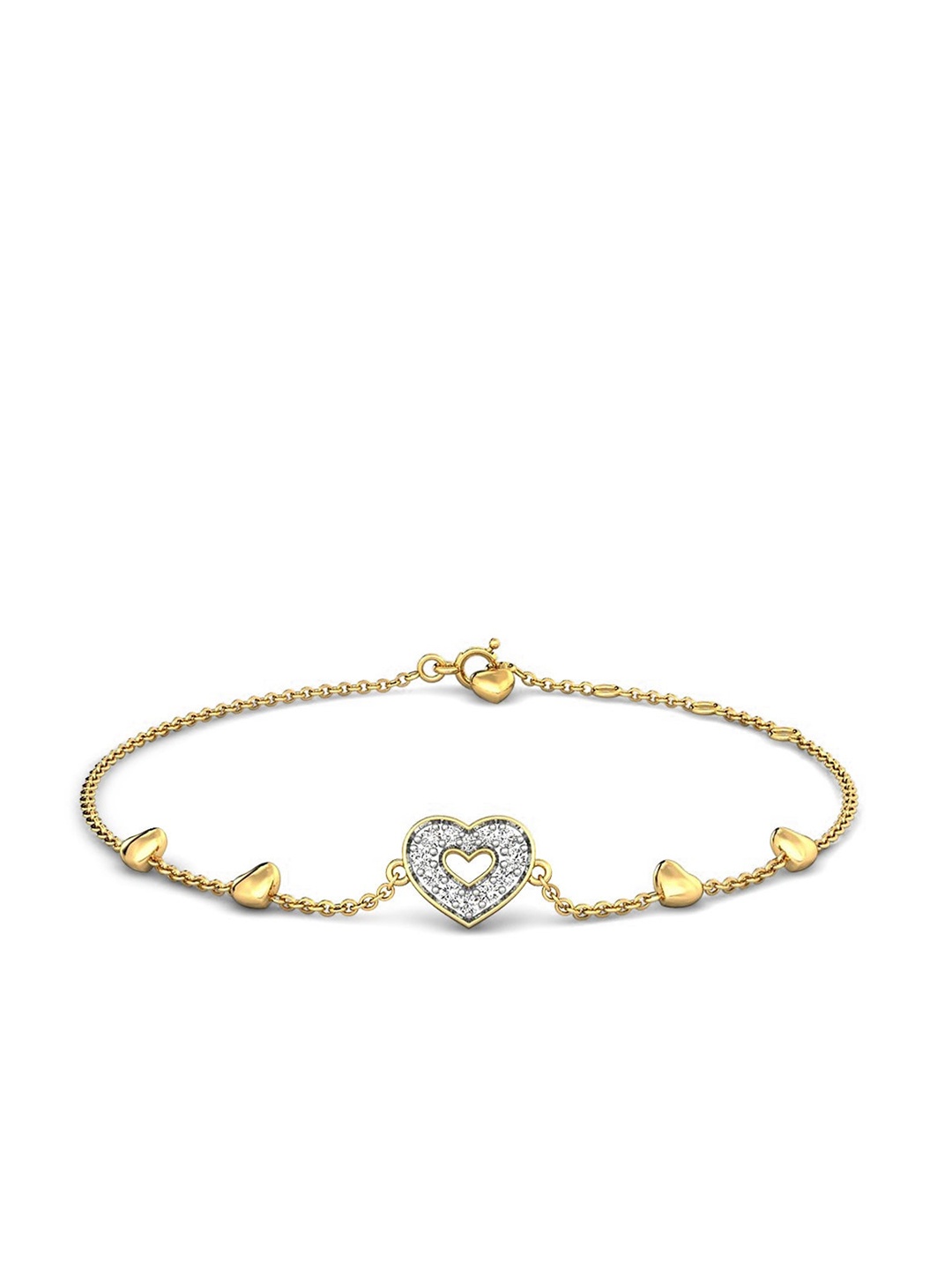 

CANDERE A KALYAN JEWELLERS COMPANY 18KT Gold Diamond Bracelet -1.75gm
