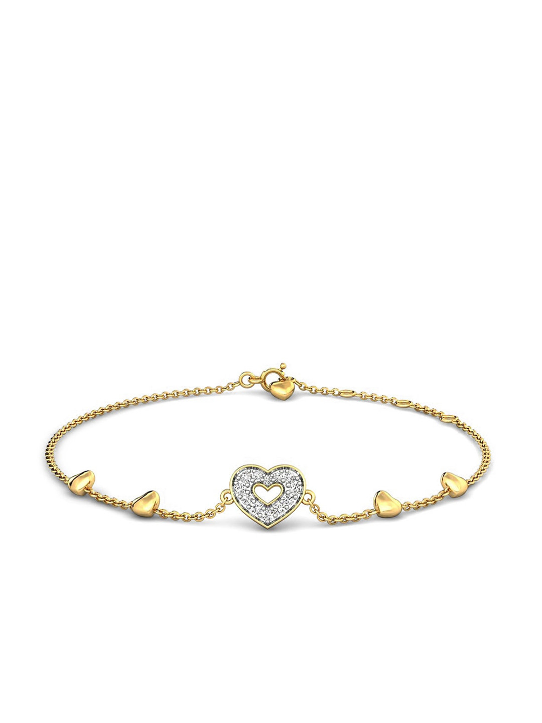 

CANDERE A KALYAN JEWELLERS COMPANY 18KT Gold Diamond Studded Bracelet - 2.02 g