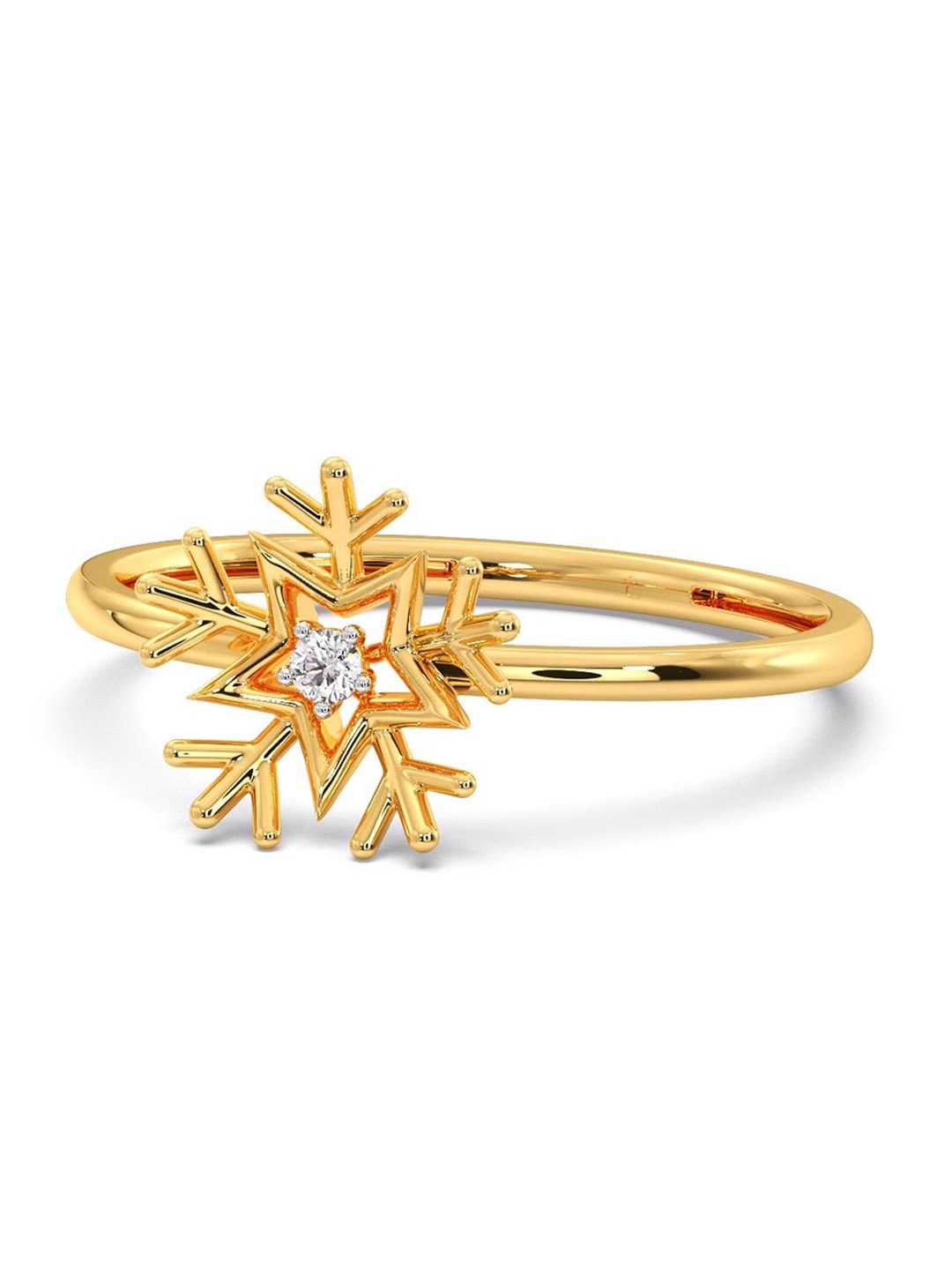 

CANDERE A KALYAN JEWELLERS COMPANY 14KT Gold Diamond Ring - 1g