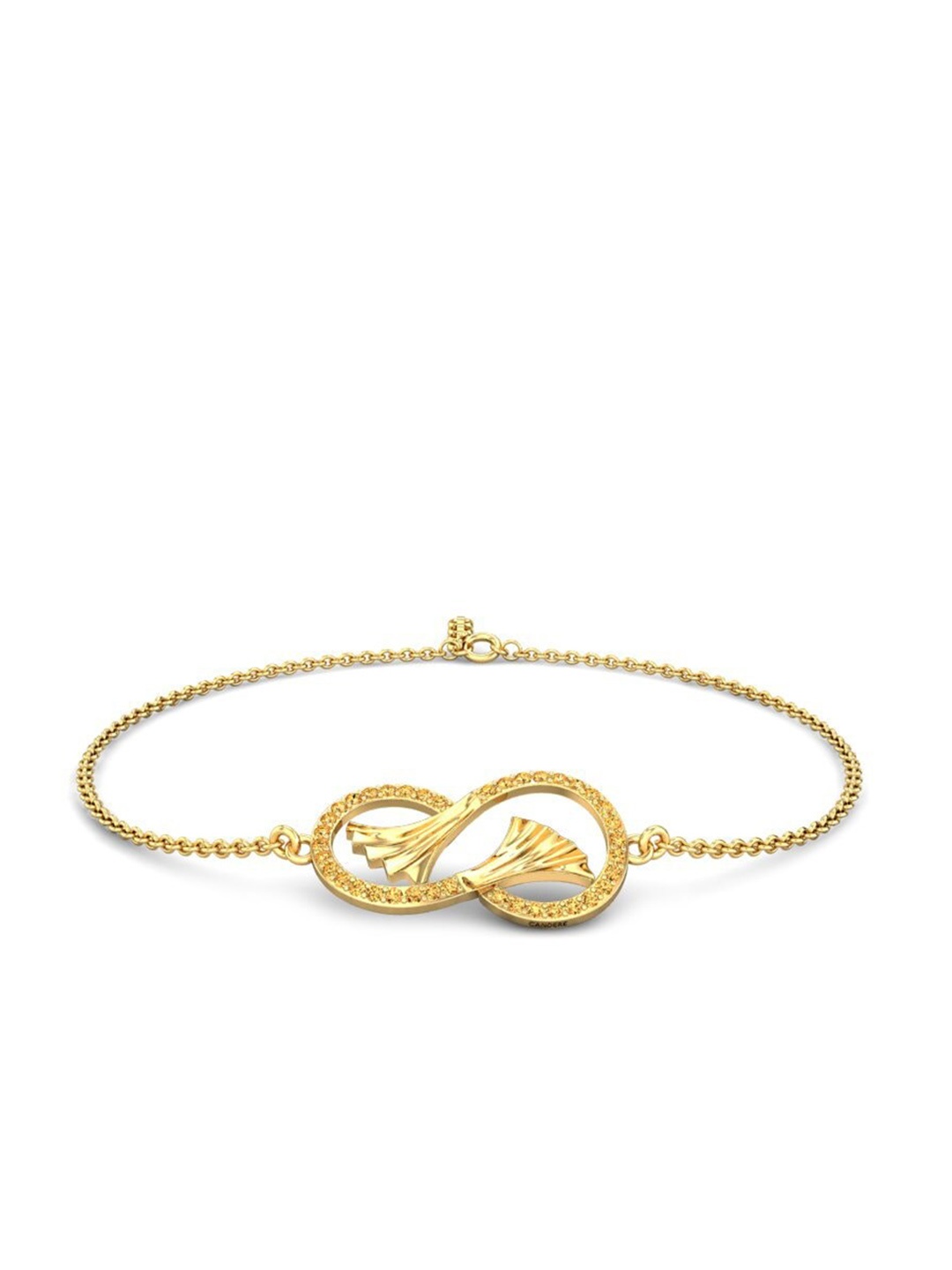 

CANDERE A KALYAN JEWELLERS COMPANY 14KT Gold Bracelet-2.39 g