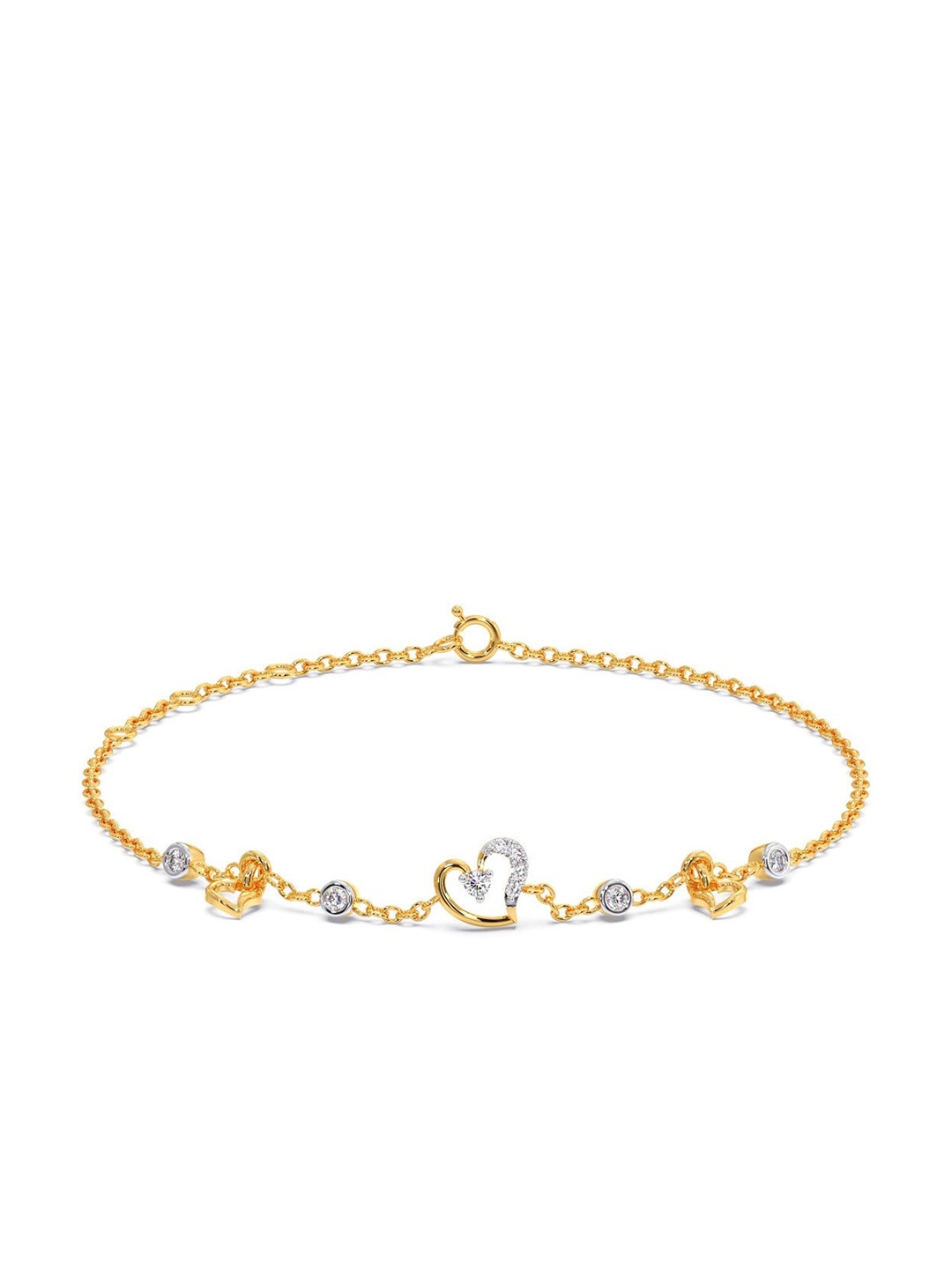 

CANDERE A KALYAN JEWELLERS COMPANY 18KT Gold Diamond Bracelet -1.66gm