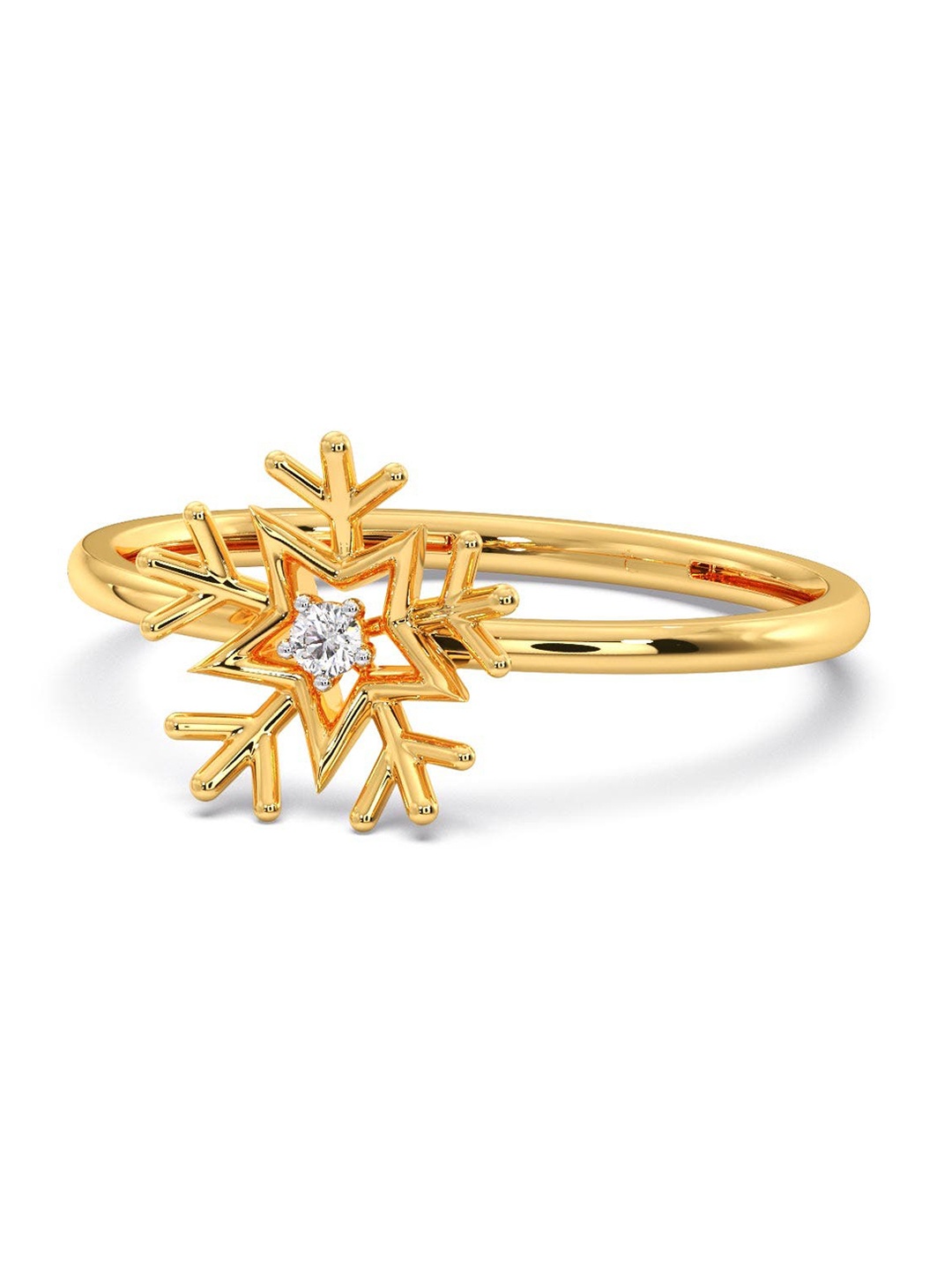 

CANDERE A KALYAN JEWELLERS COMPANY 14KT Gold Diamond Ring - 1.15 g