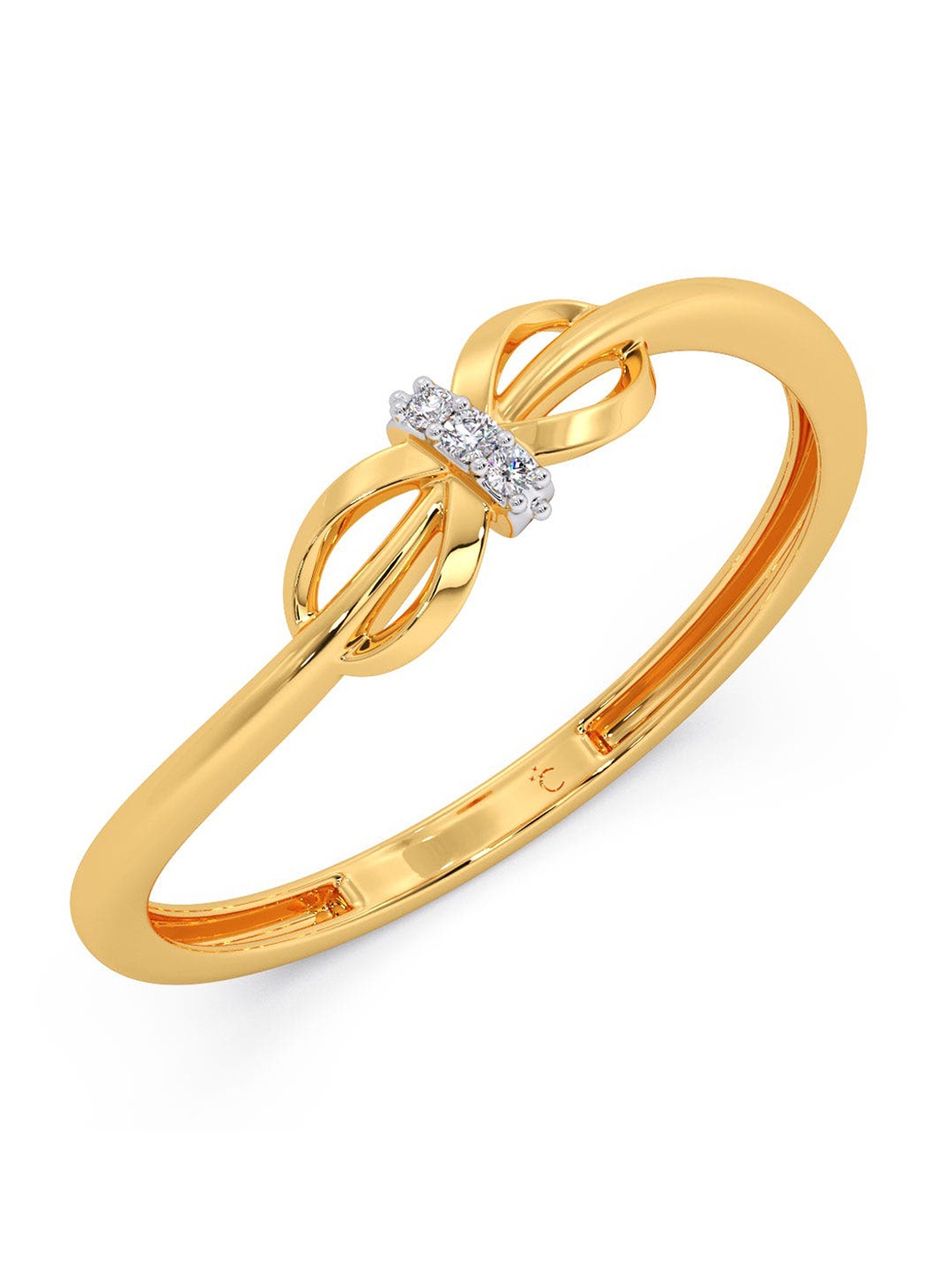 

CANDERE A KALYAN JEWELLERS COMPANY 18KT Gold Diamond Ring- 0.99 g