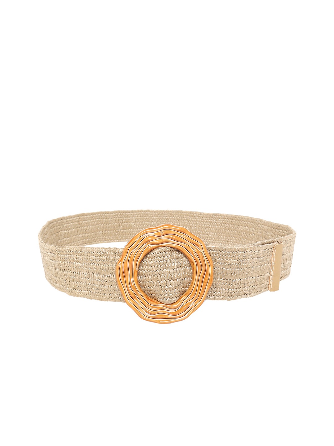 

Zacharias Women Braided Stretchable Belt, Beige