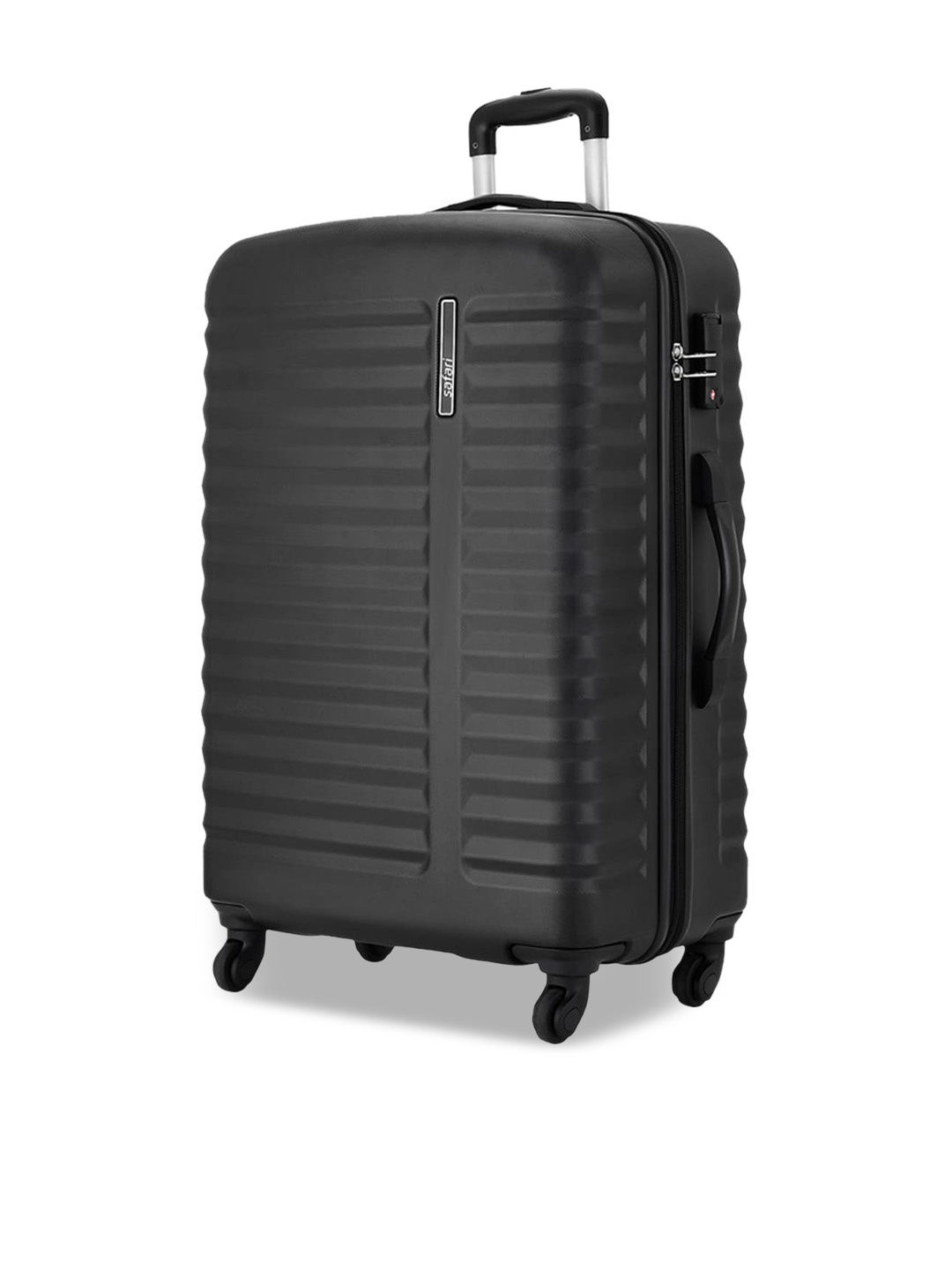 

Safari Hard Sided Large Trolley Suitcase, Black