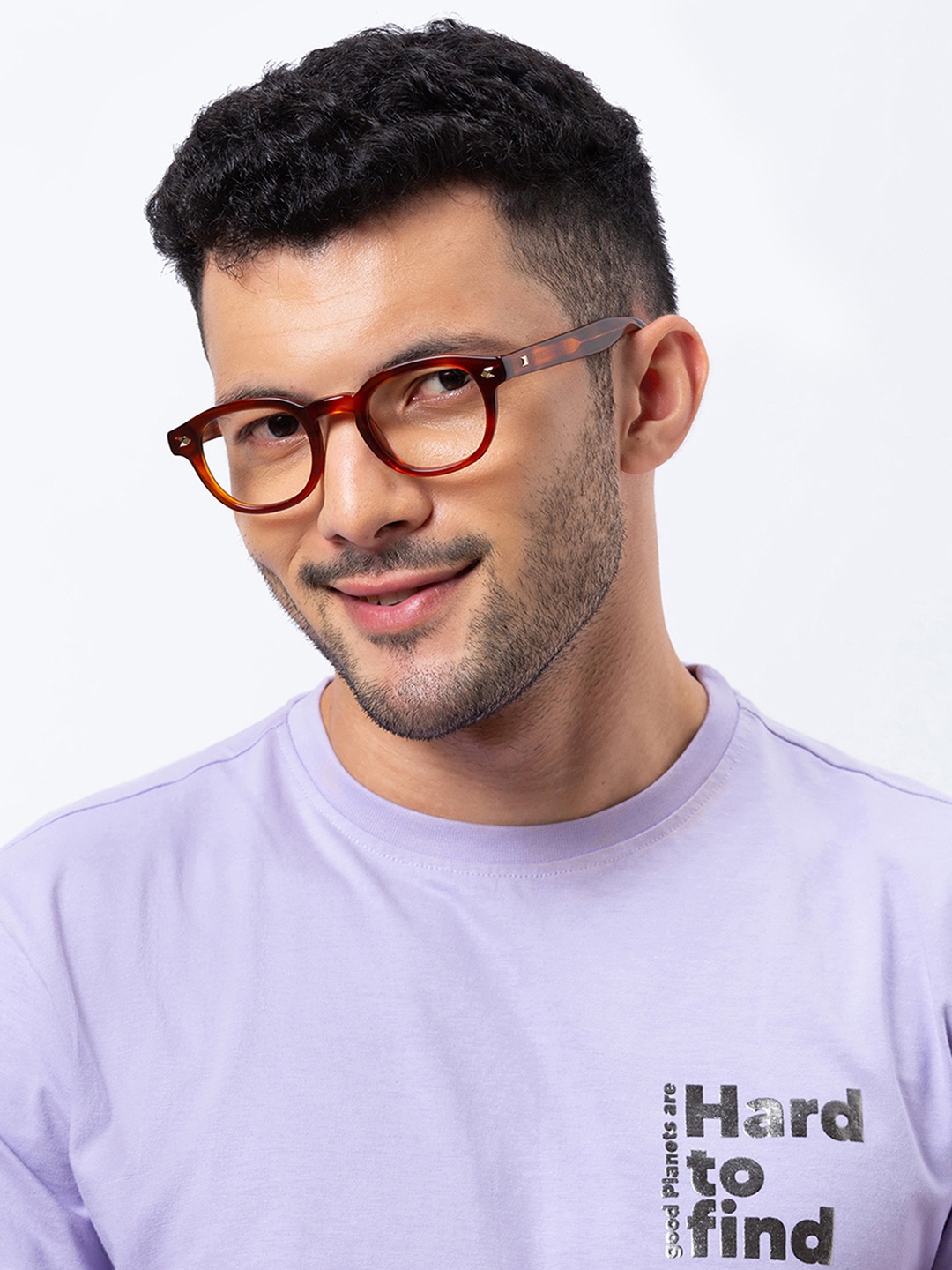 

Shisen Fox KITSUNE HAVANA Unisex Eyeglass 49, Brown