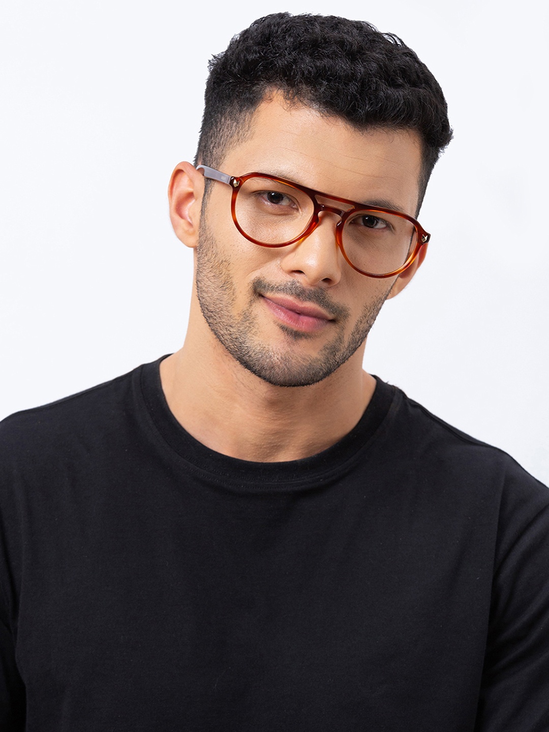 

Shisen Fox KAIZEN HAVANA Unisex Eyeglass 55, Brown