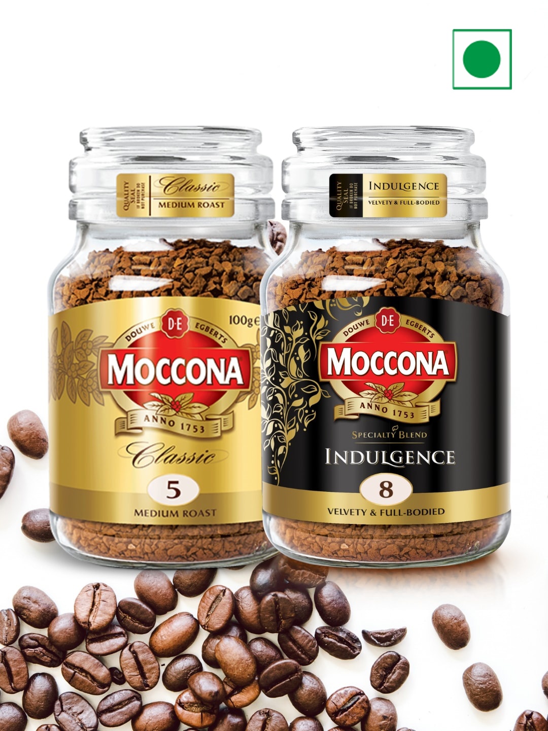 

Moccona Set Of 2 Instant Coffee- 200g, Khaki