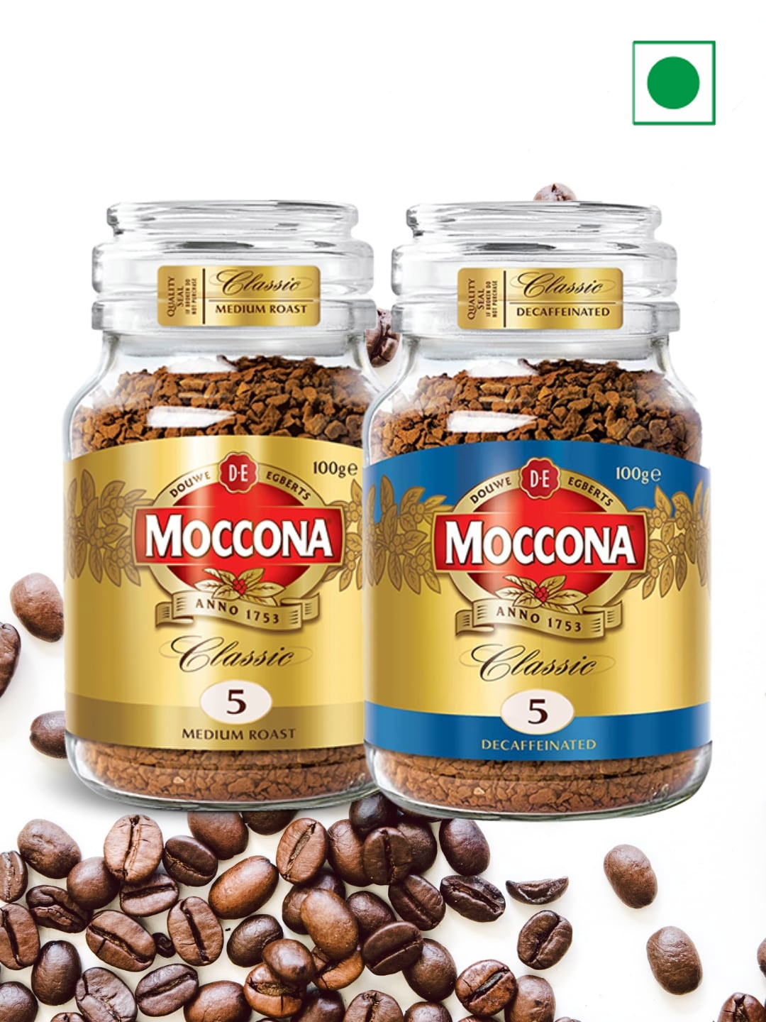 

Moccona Set Of 2 Classic Medium Roast Instant Coffee 200g, Khaki