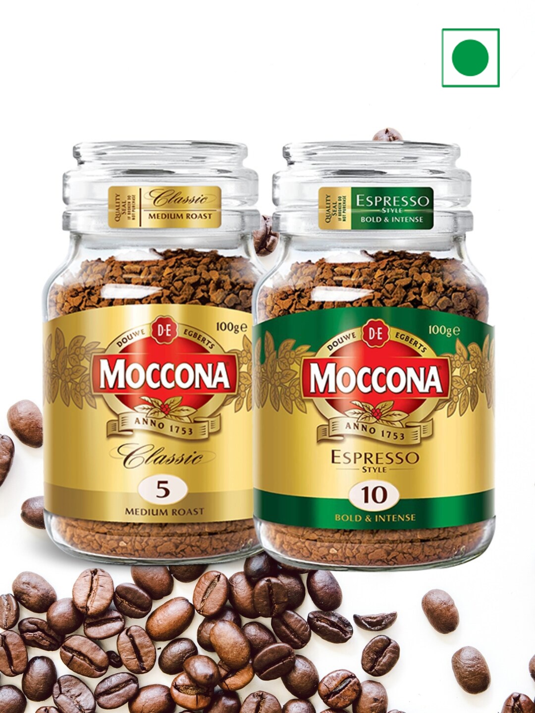 

Moccona Set Of 2 Instant Coffee 200g, Khaki