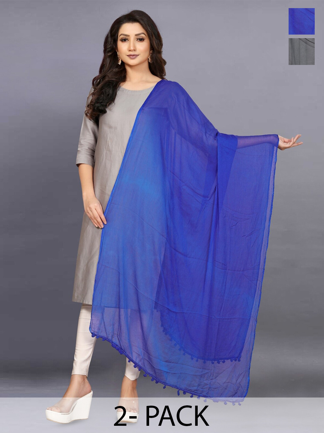

BAESD Blue Printed Dupatta